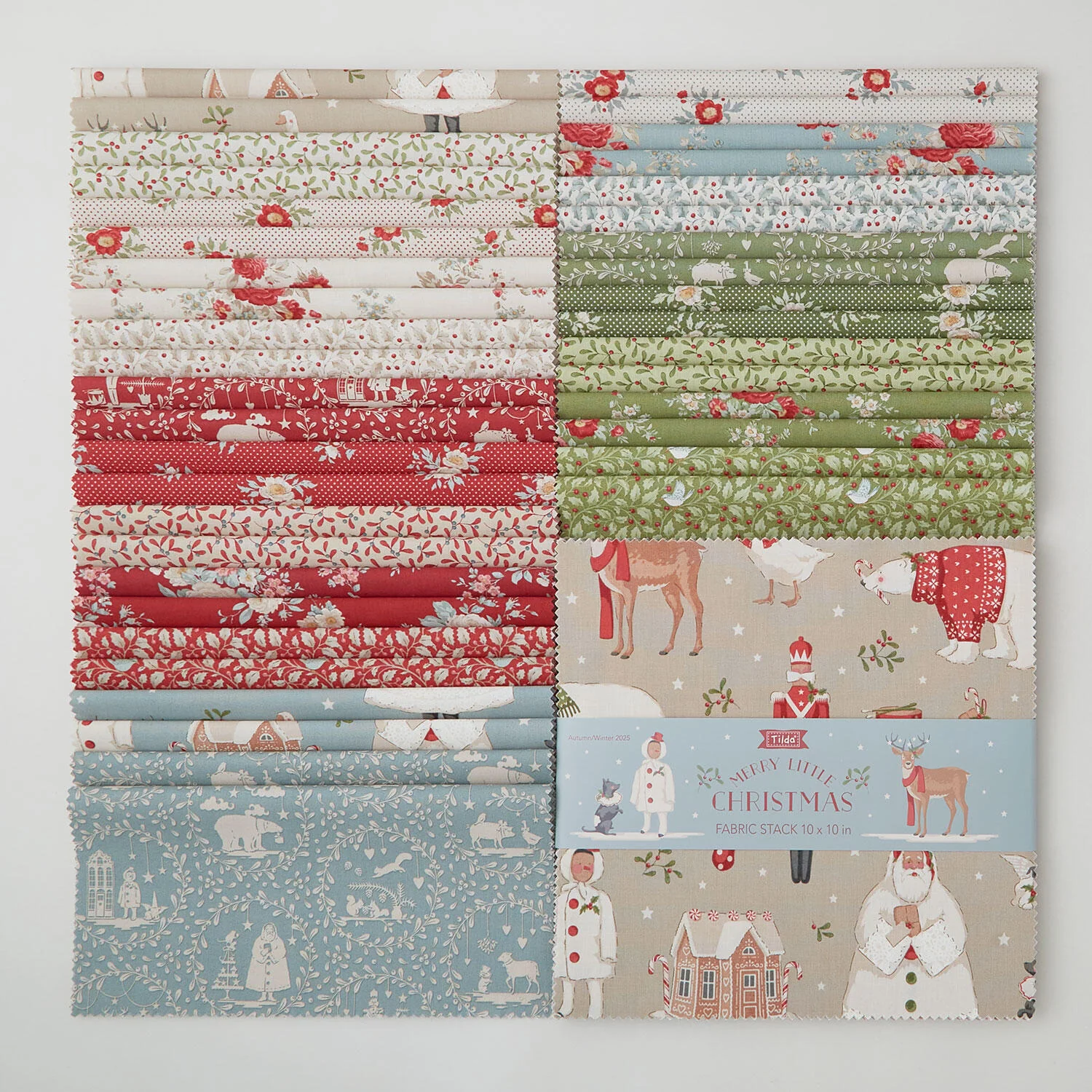 Merry Little Christmas 10" Squares