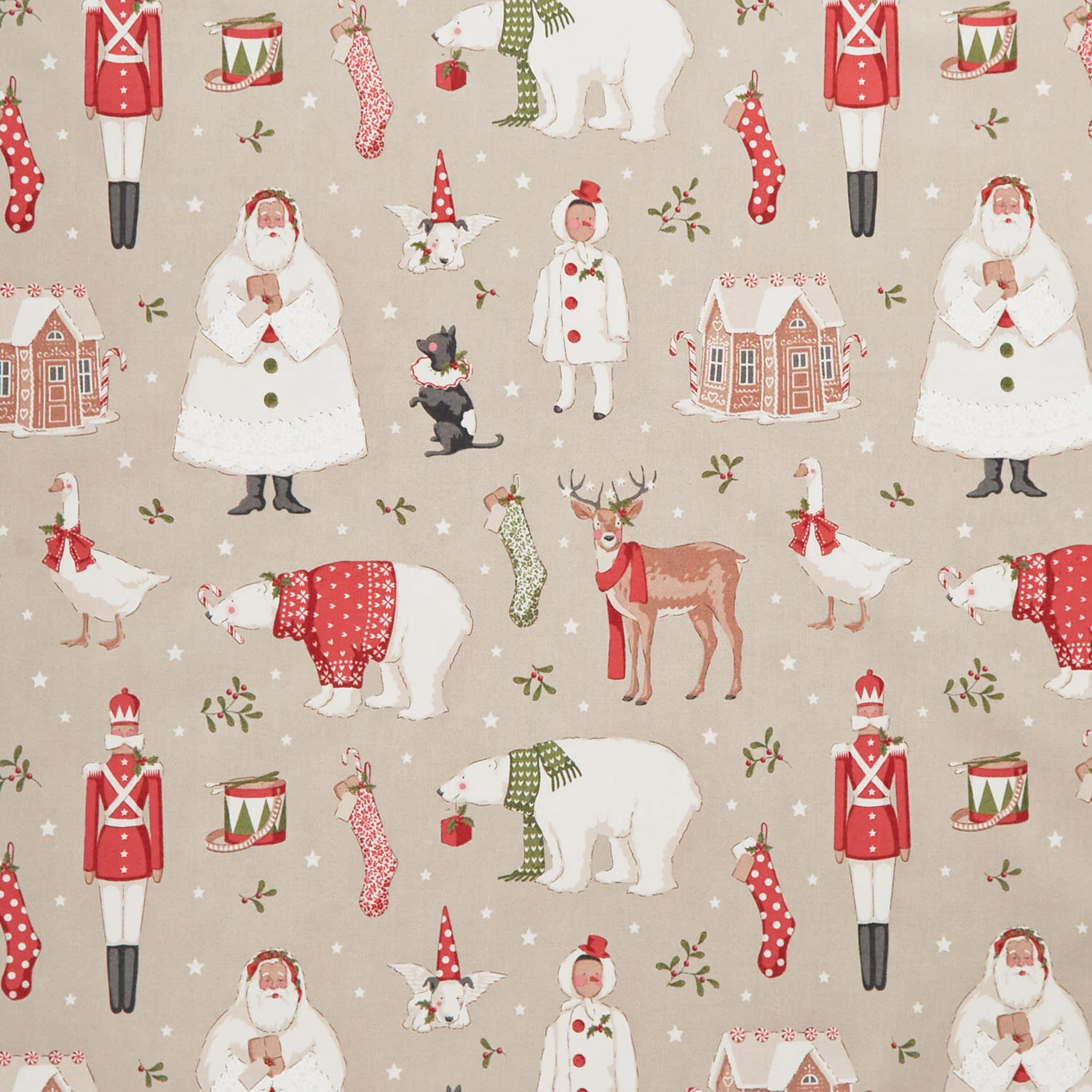 Merry Little Christmas - Winterfriends Clay Yardage