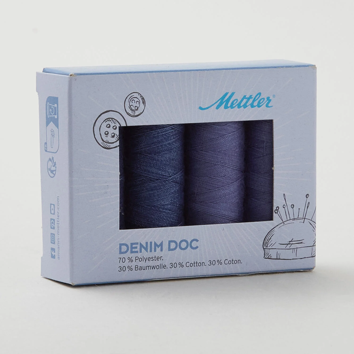 Mettler Denim Doc Thread Set - Image 2