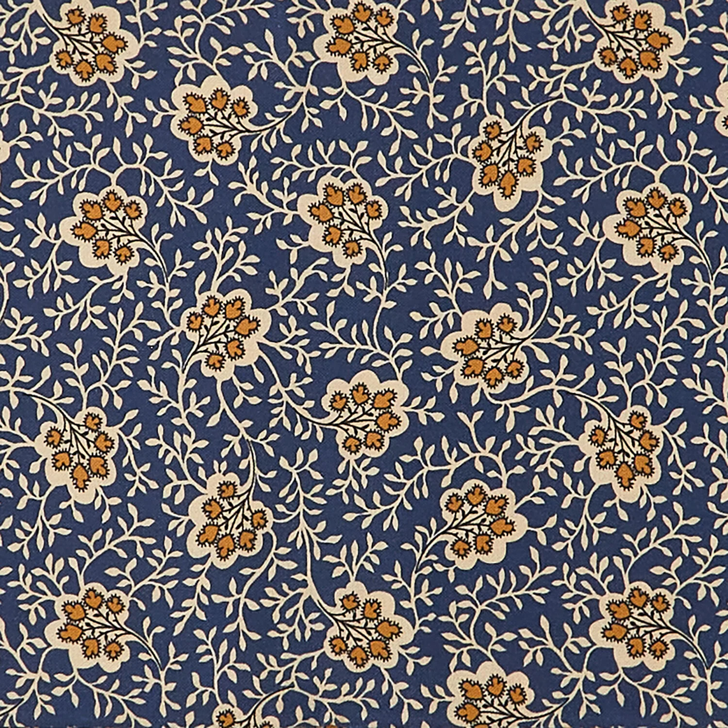 Meyer House Favorites - Blue Small Bouquet 2 Yard Cut - Image 2