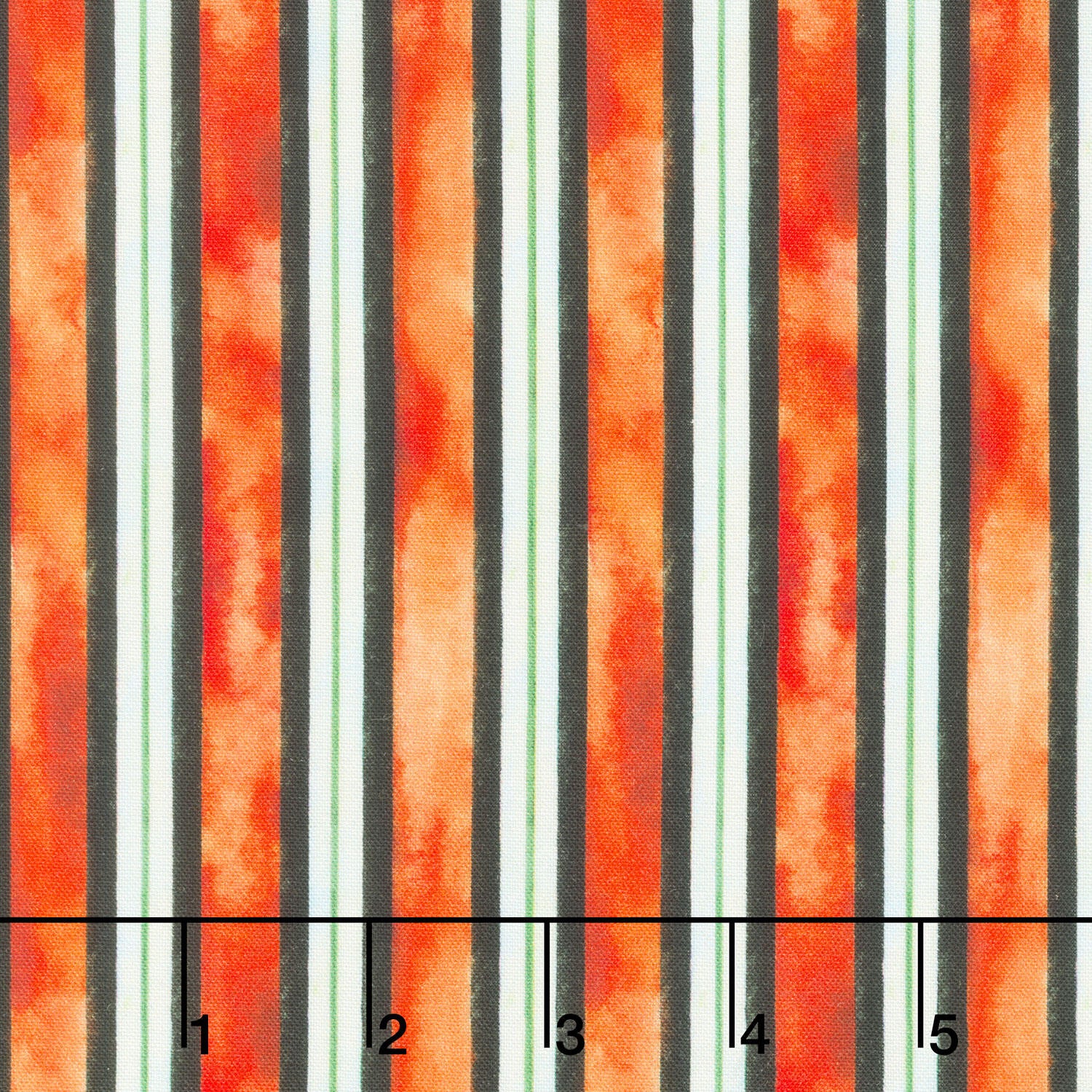 Midnight Hollow - Spooky Stripe Spice Yardage