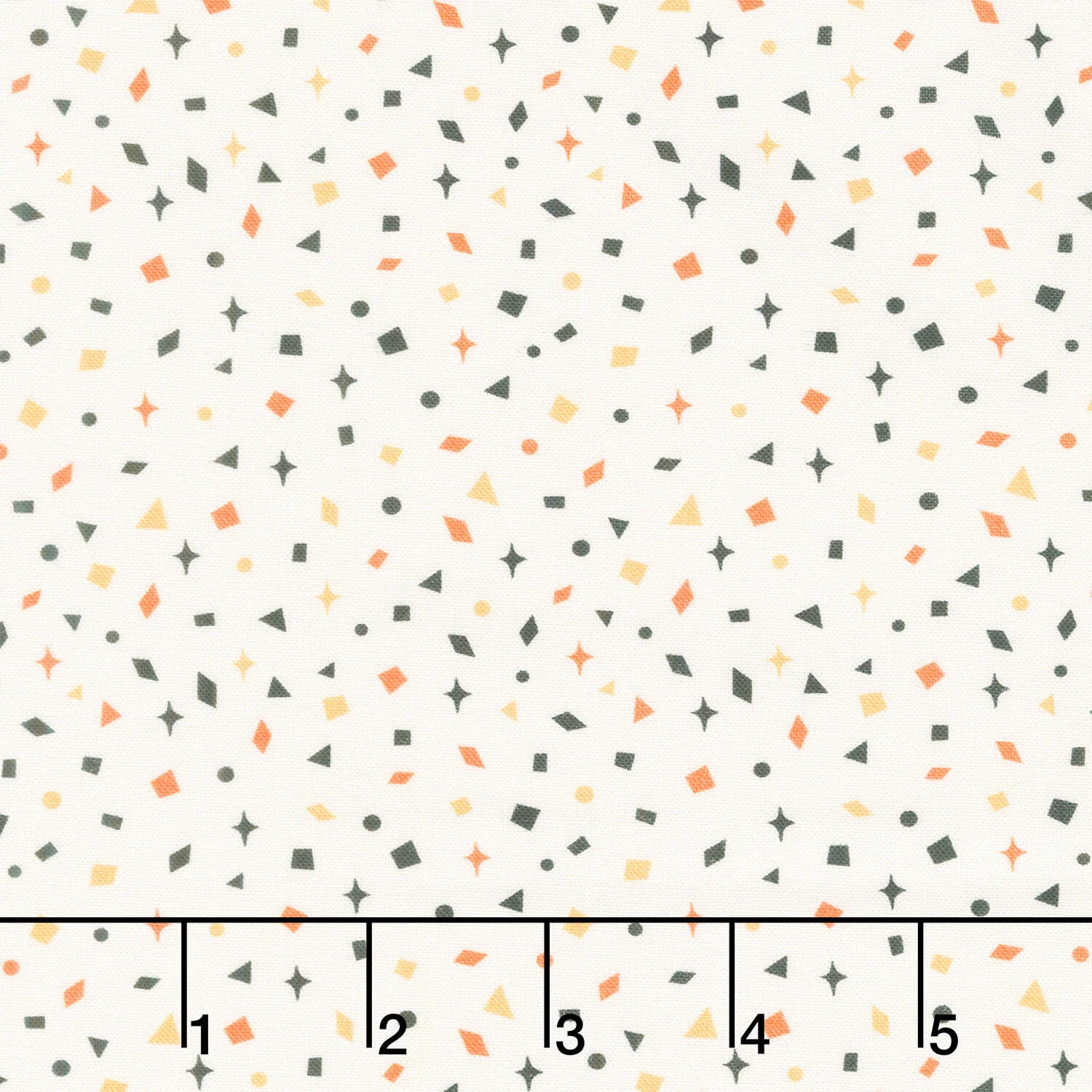 Midnight Masquerade - Confetti Toss Ecru Yardage