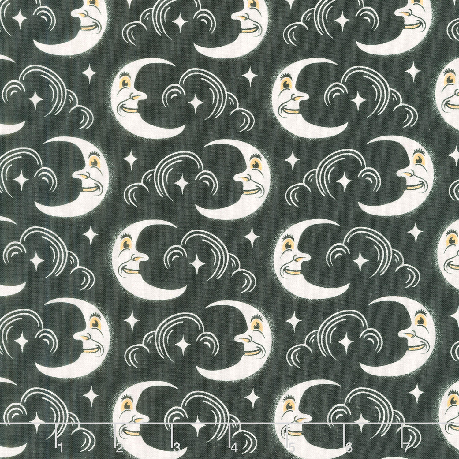 Midnight Masquerade - Midnight Moons Black Yardage