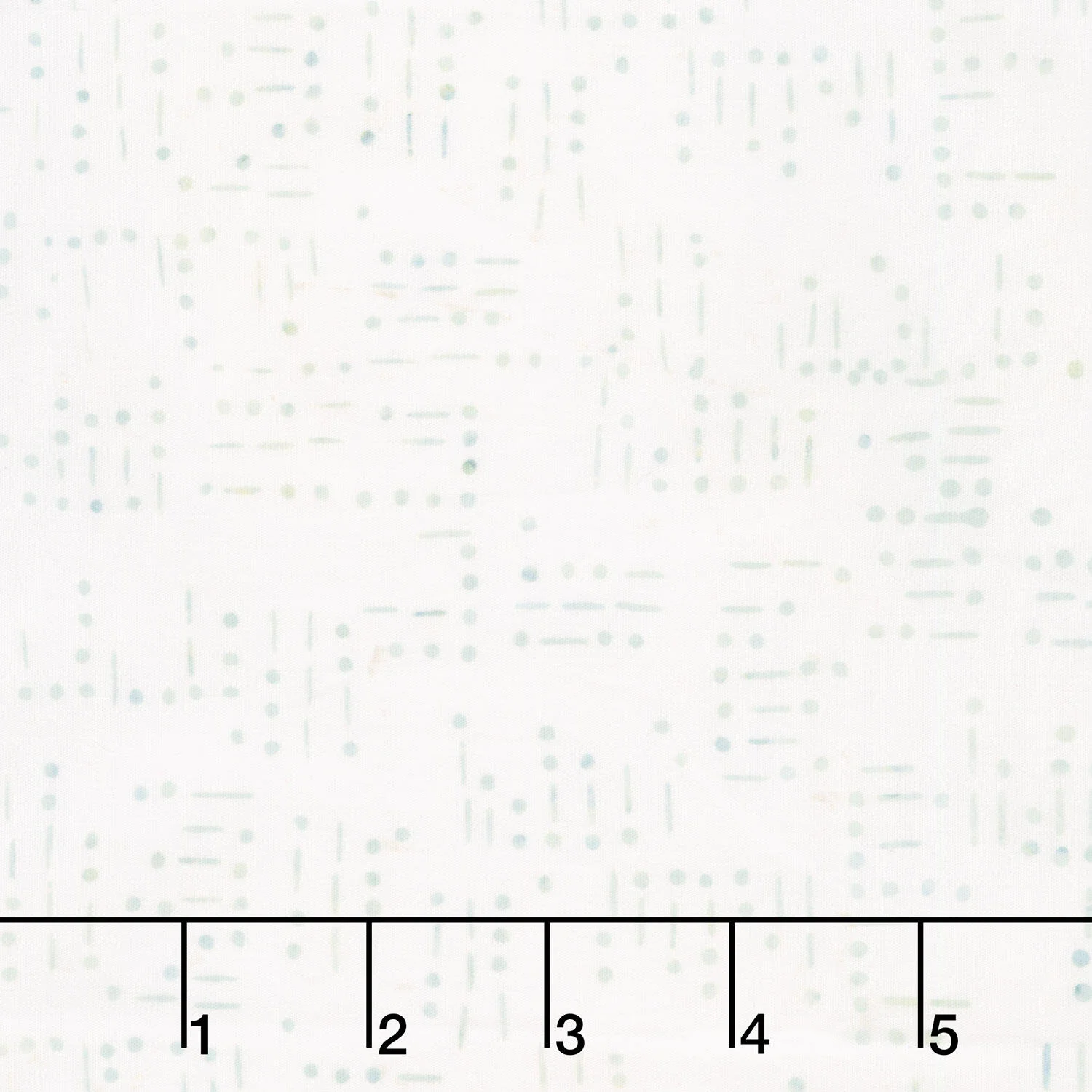 Missing You Batiks - Morse Code Words White Yardage