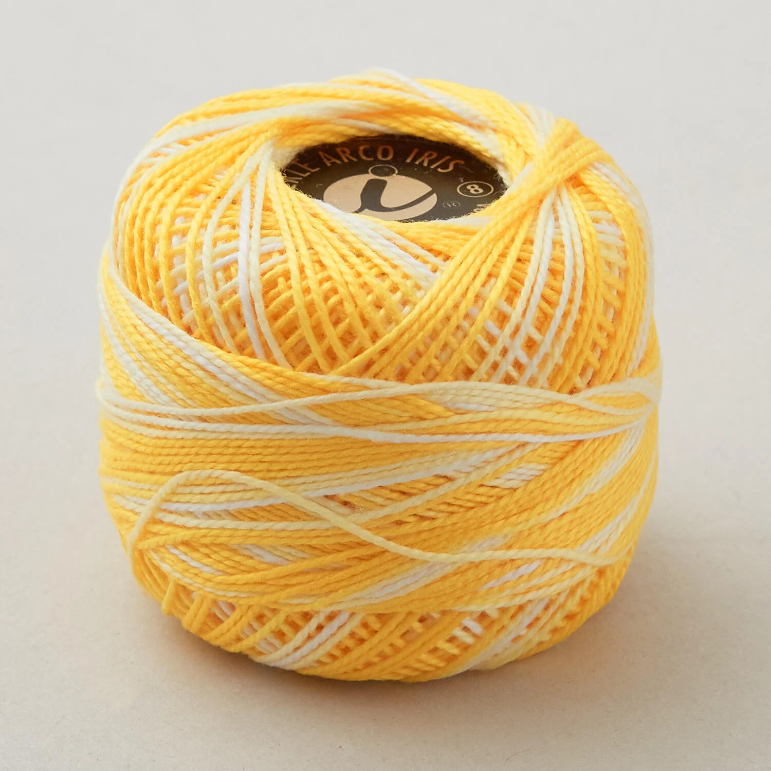 Missouri Star #8 Variegated Perle Cotton 10 Gram Ball - Yellow (880)