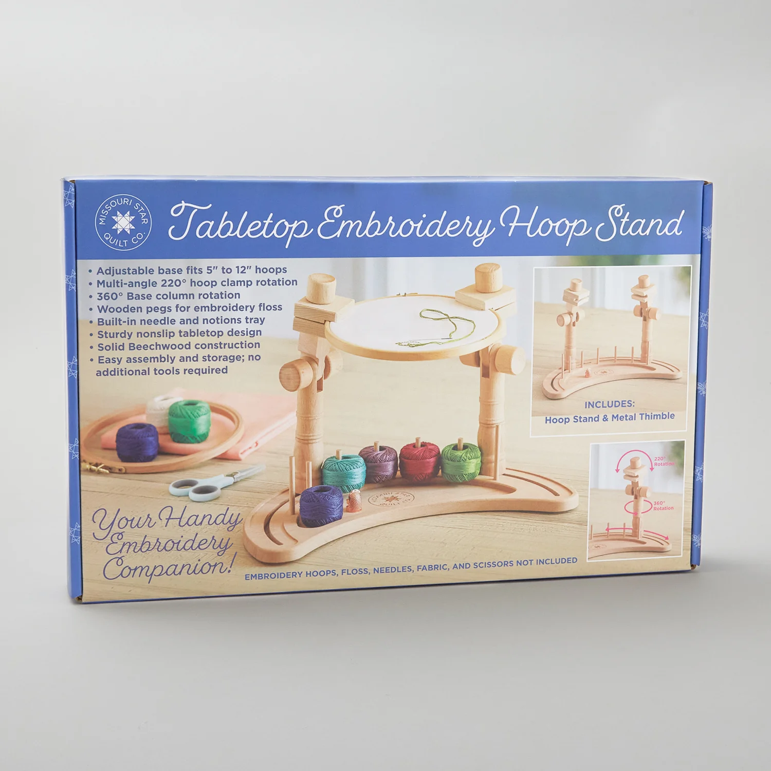 Missouri Star Adjustable Tabletop Embroidery Hoop Stand - Image 7