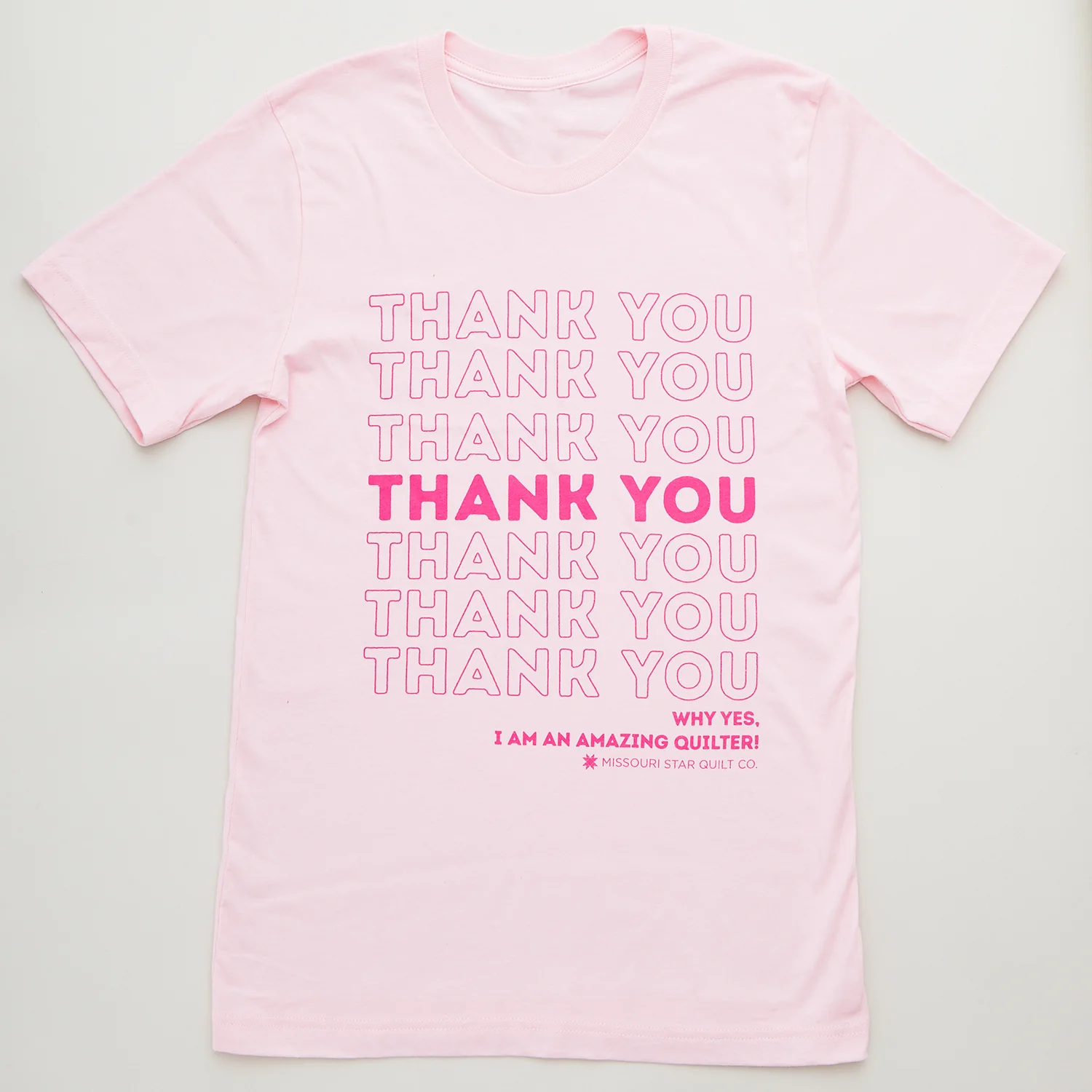 Missouri Star Amazing Quilter Pink T-shirt - 2XL