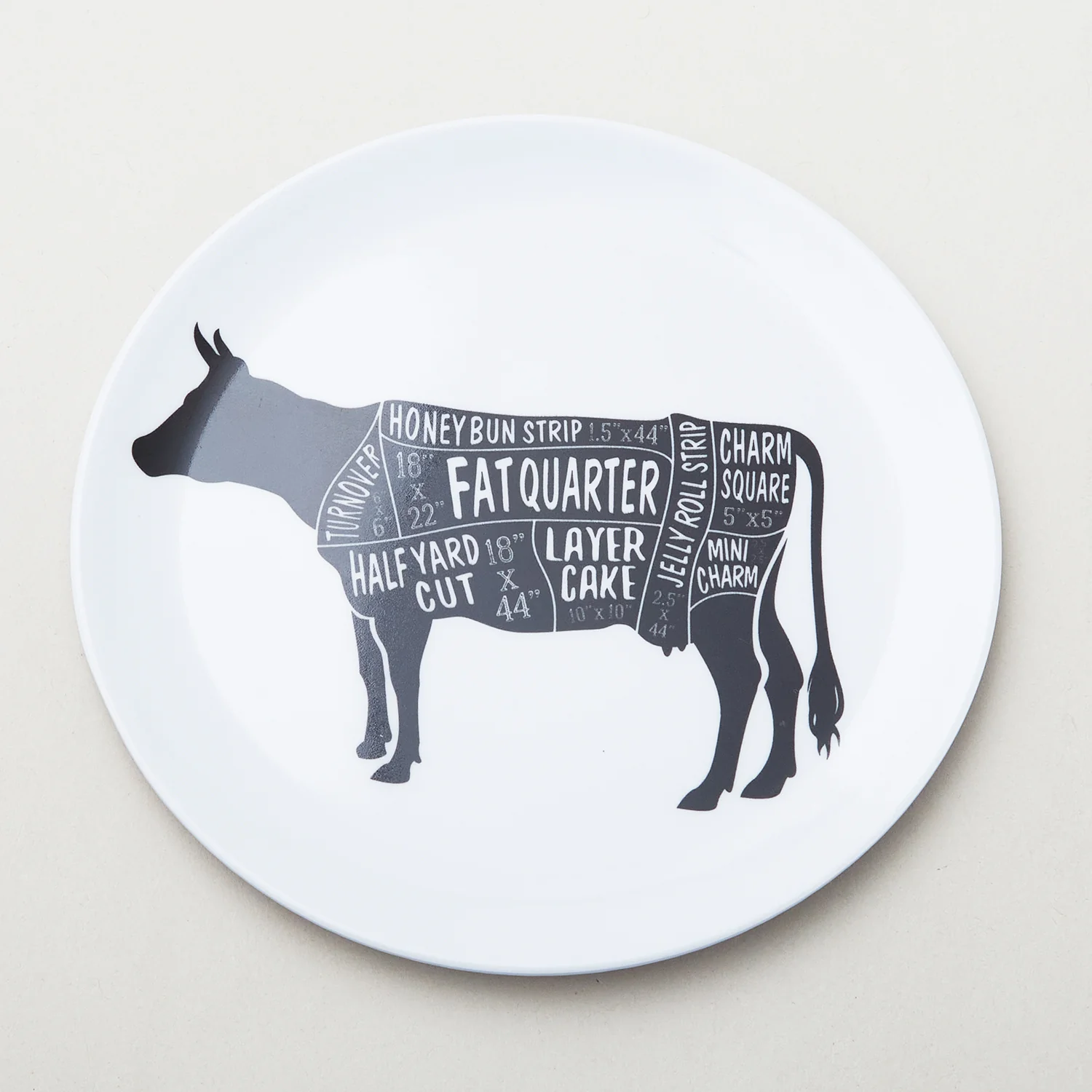 Missouri Star Animal Fabric Cuts 6" Melamine Plate Set - Image 5