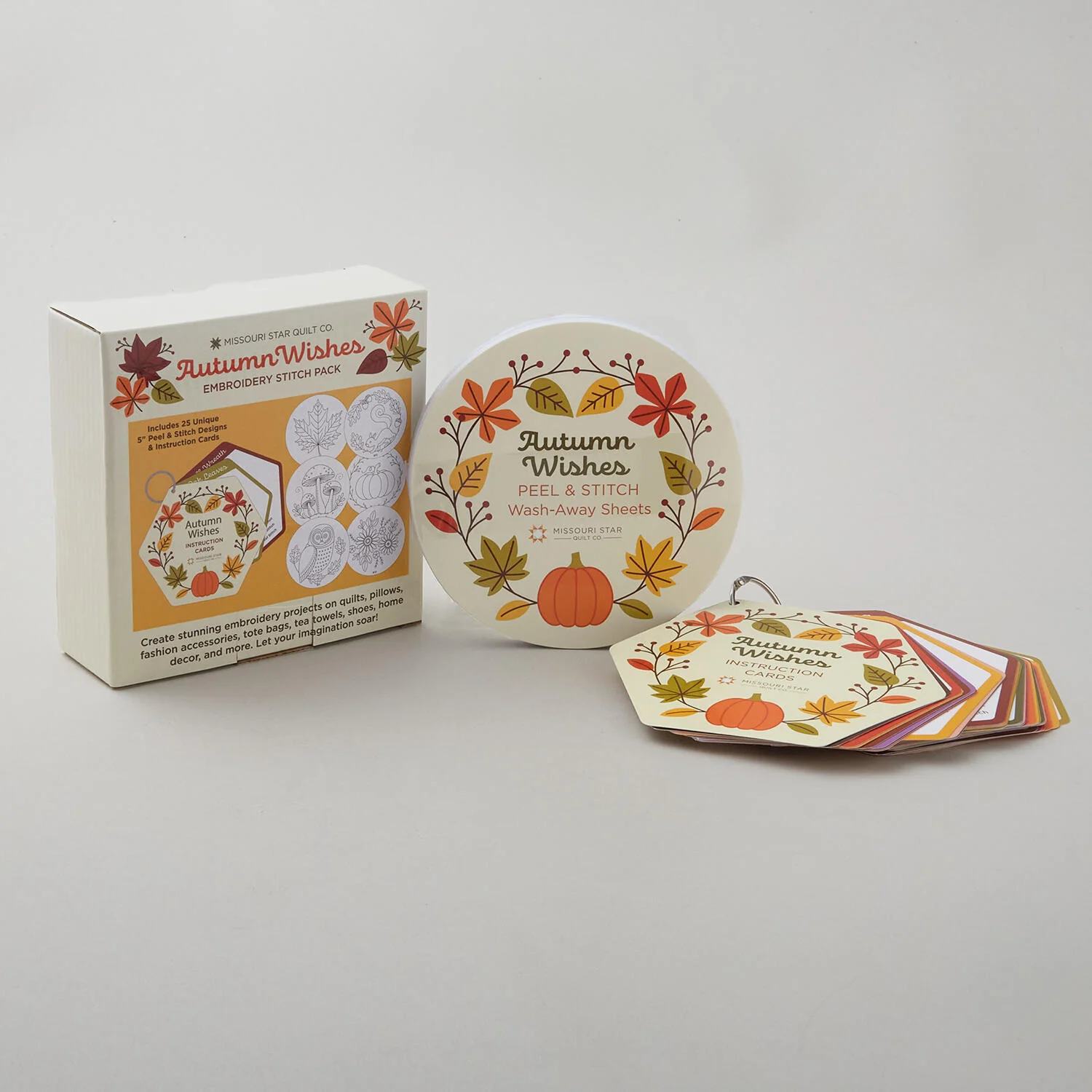 Missouri Star Autumn Wishes Peel & Stitch Design Pack - Image 3