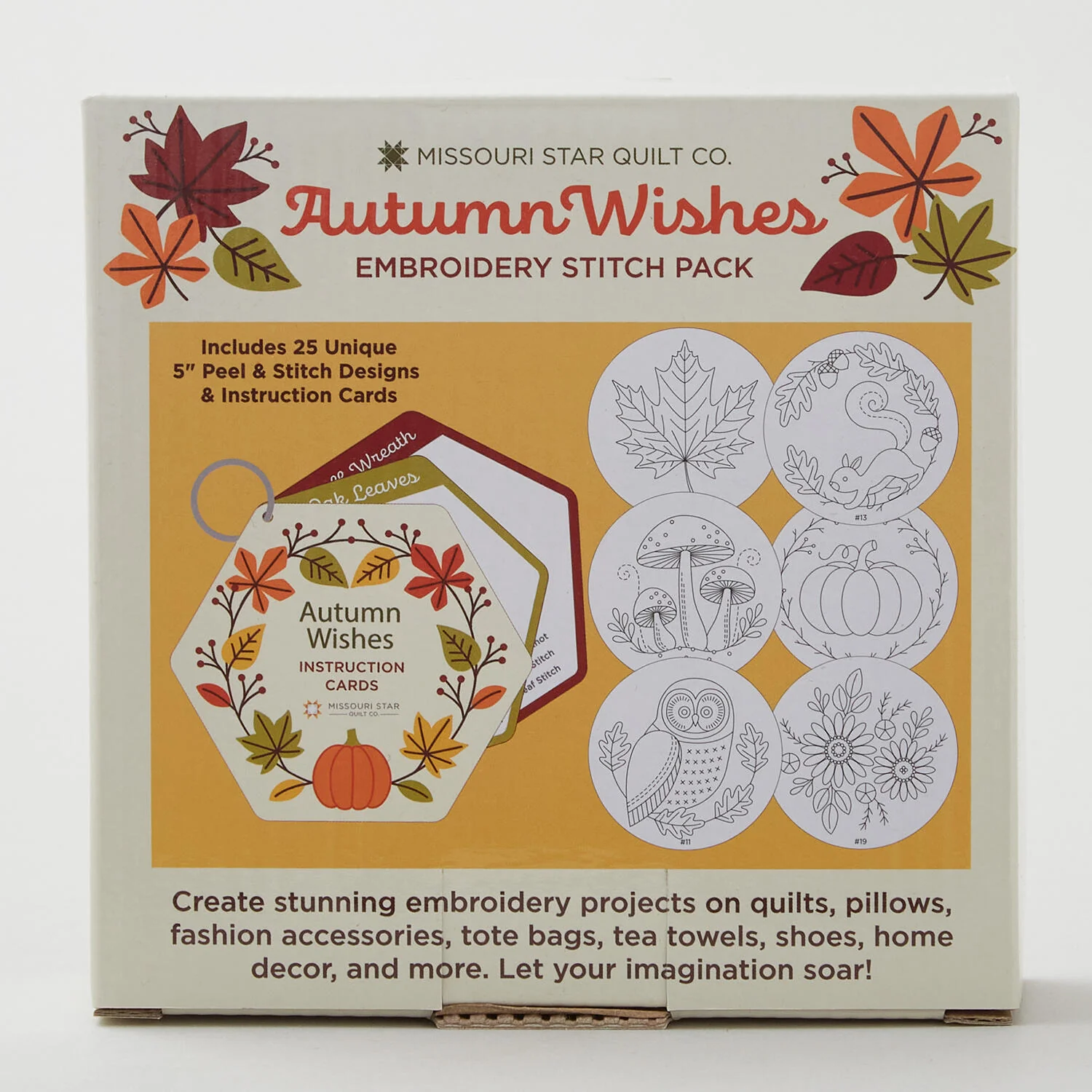 Missouri Star Autumn Wishes Peel & Stitch Design Pack - Image 4