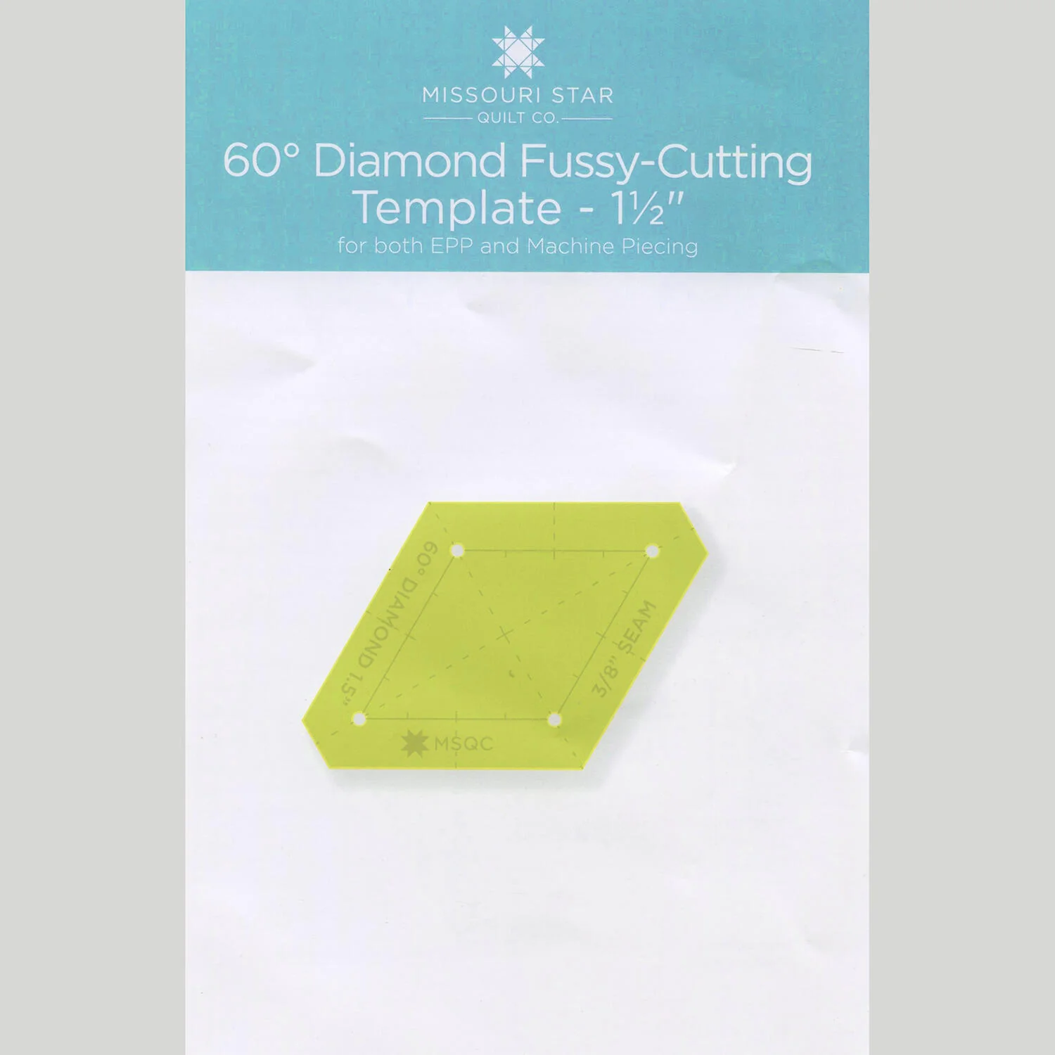 Missouri Star EPP Template 1.5" (60°) Diamond - Image 3