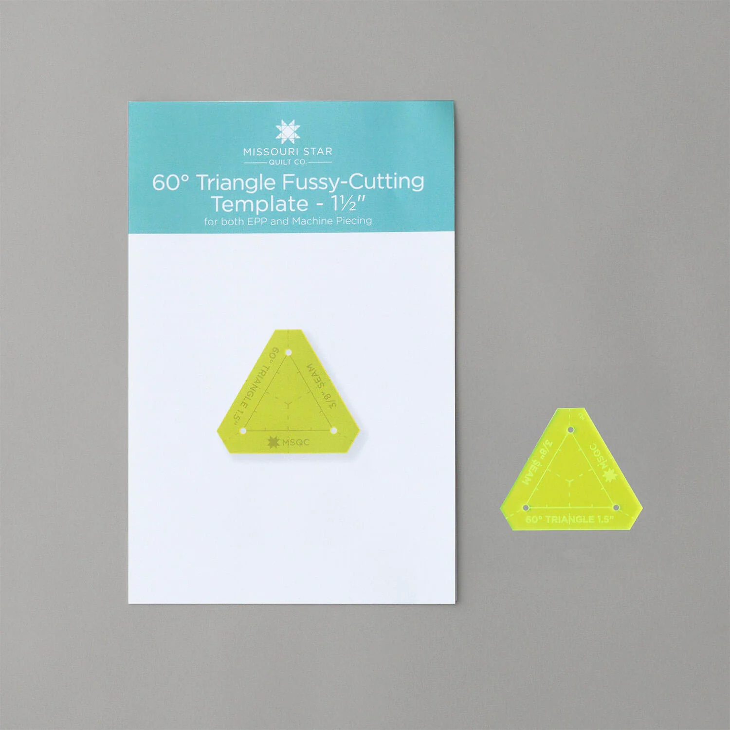 Missouri Star EPP Template 1.5" (60°) Triangle - Image 2