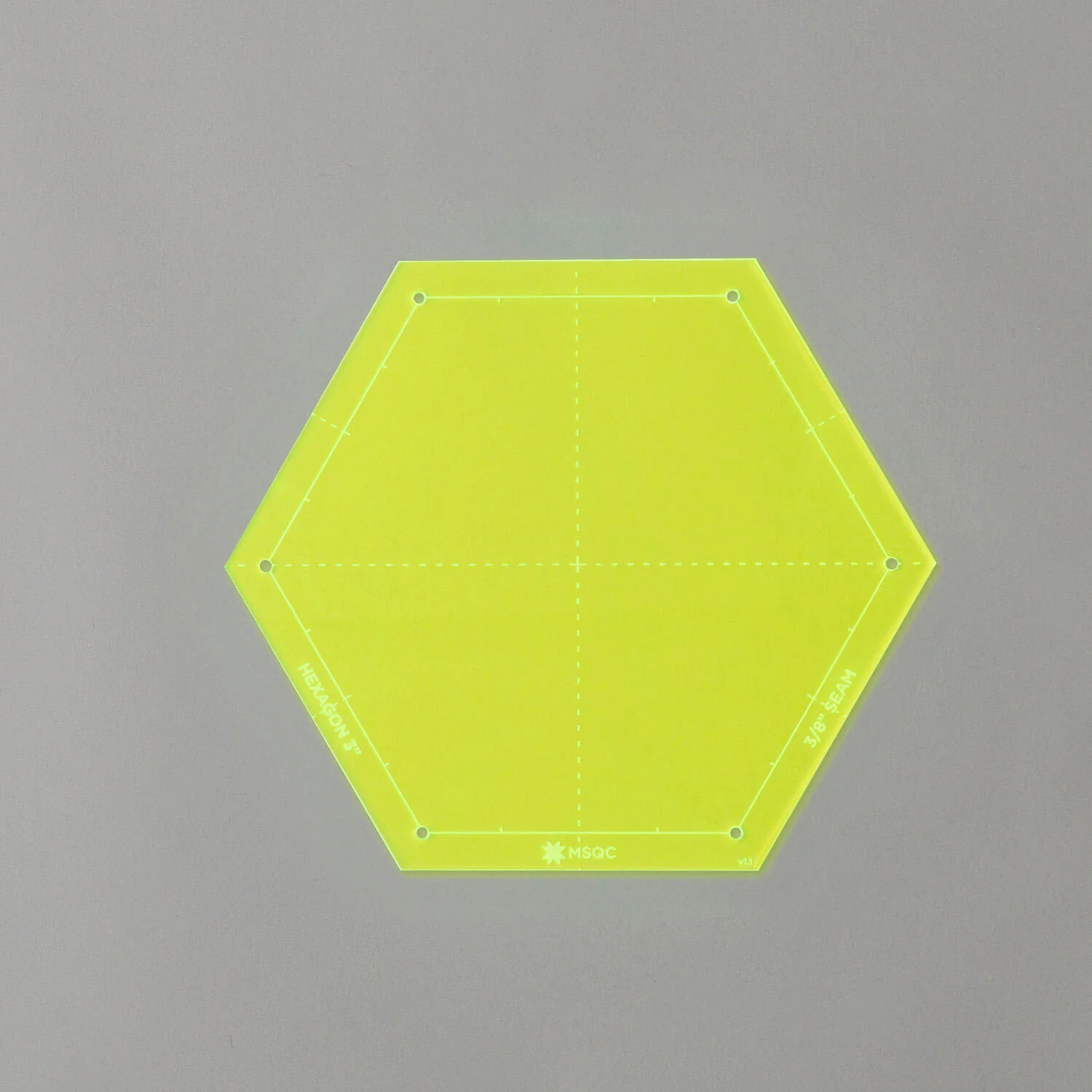 Missouri Star EPP Template 3" (60°) Hexagon