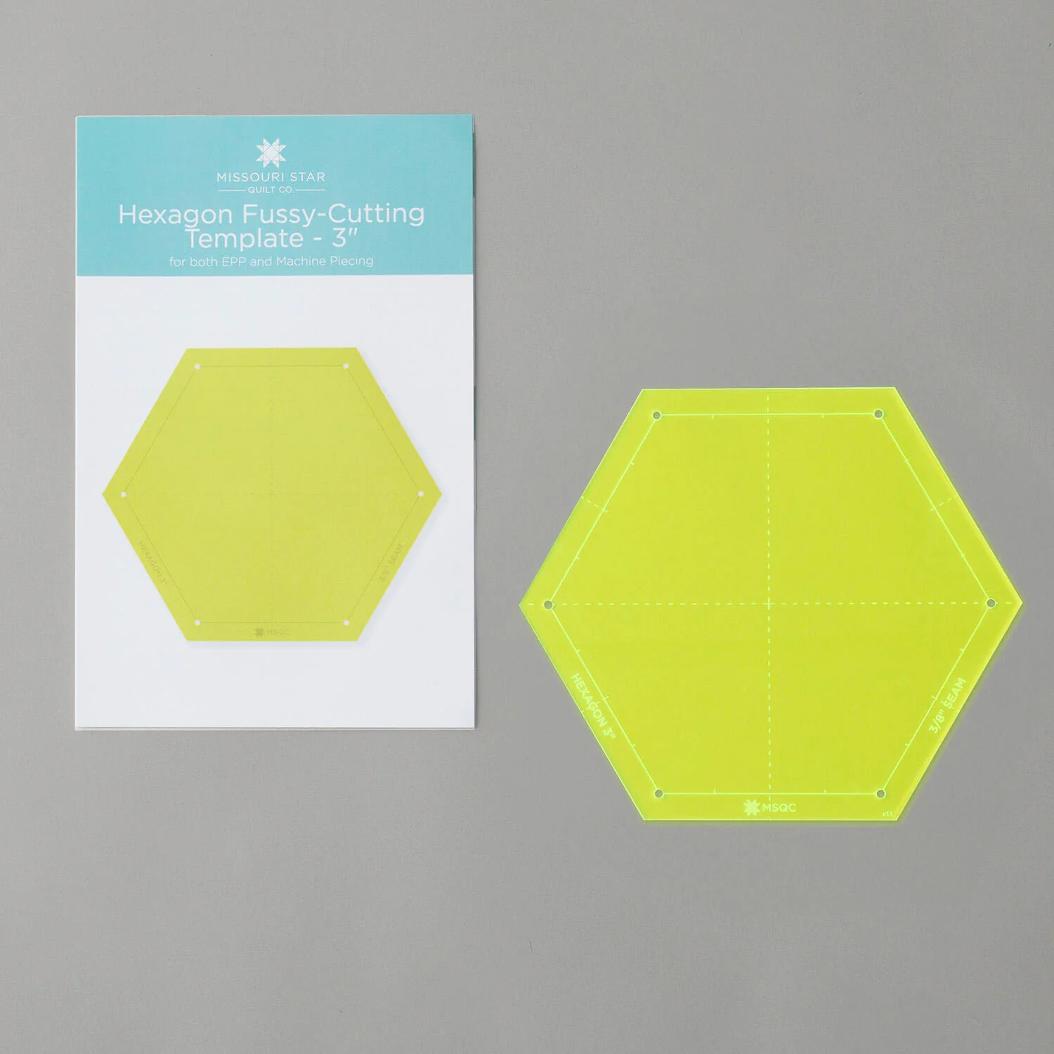 Missouri Star EPP Template 3" (60°) Hexagon - Image 2