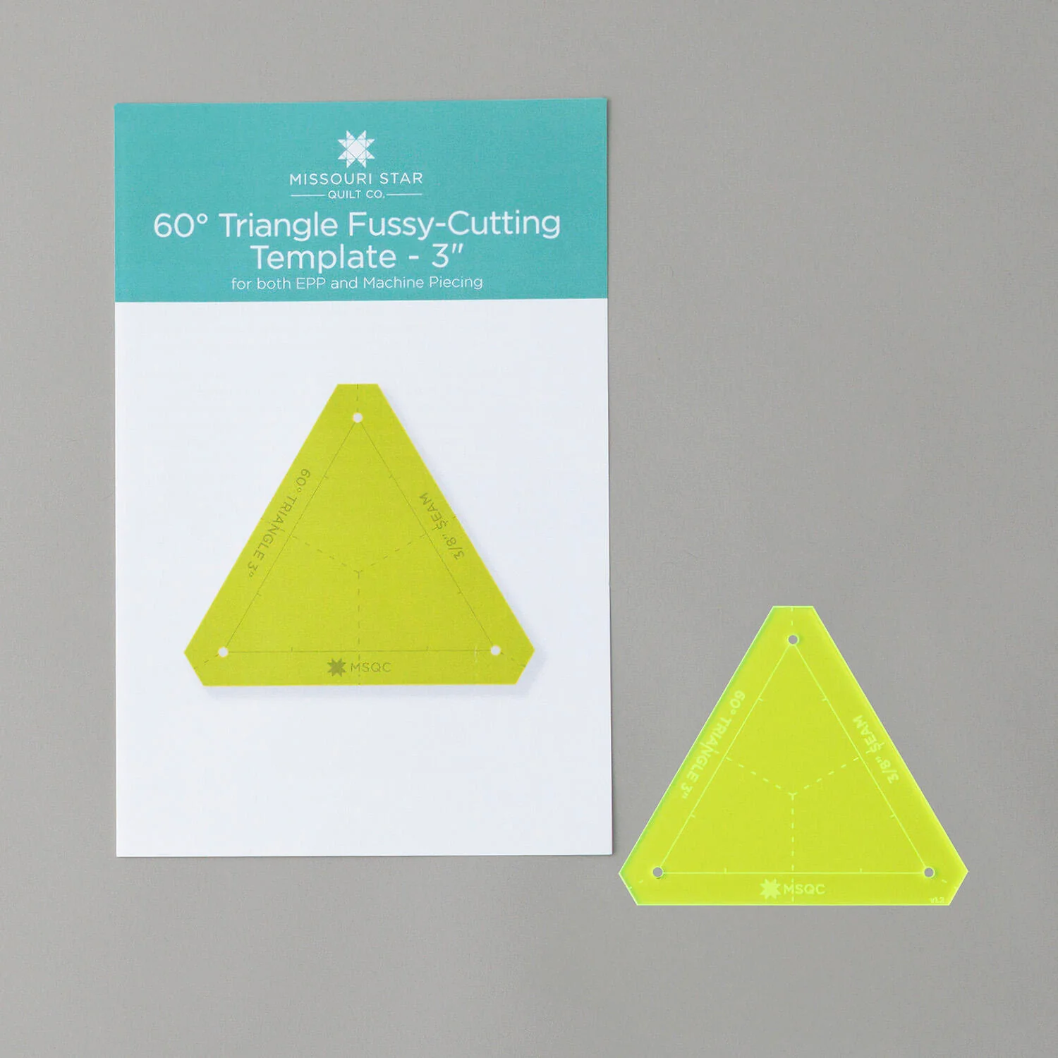 Missouri Star EPP Template 3" (60°) Triangle - Image 2