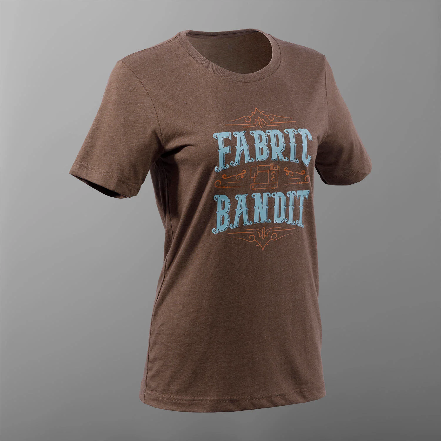 Missouri Star Fabric Bandit T-shirt - Heather Brown - S - Image 5