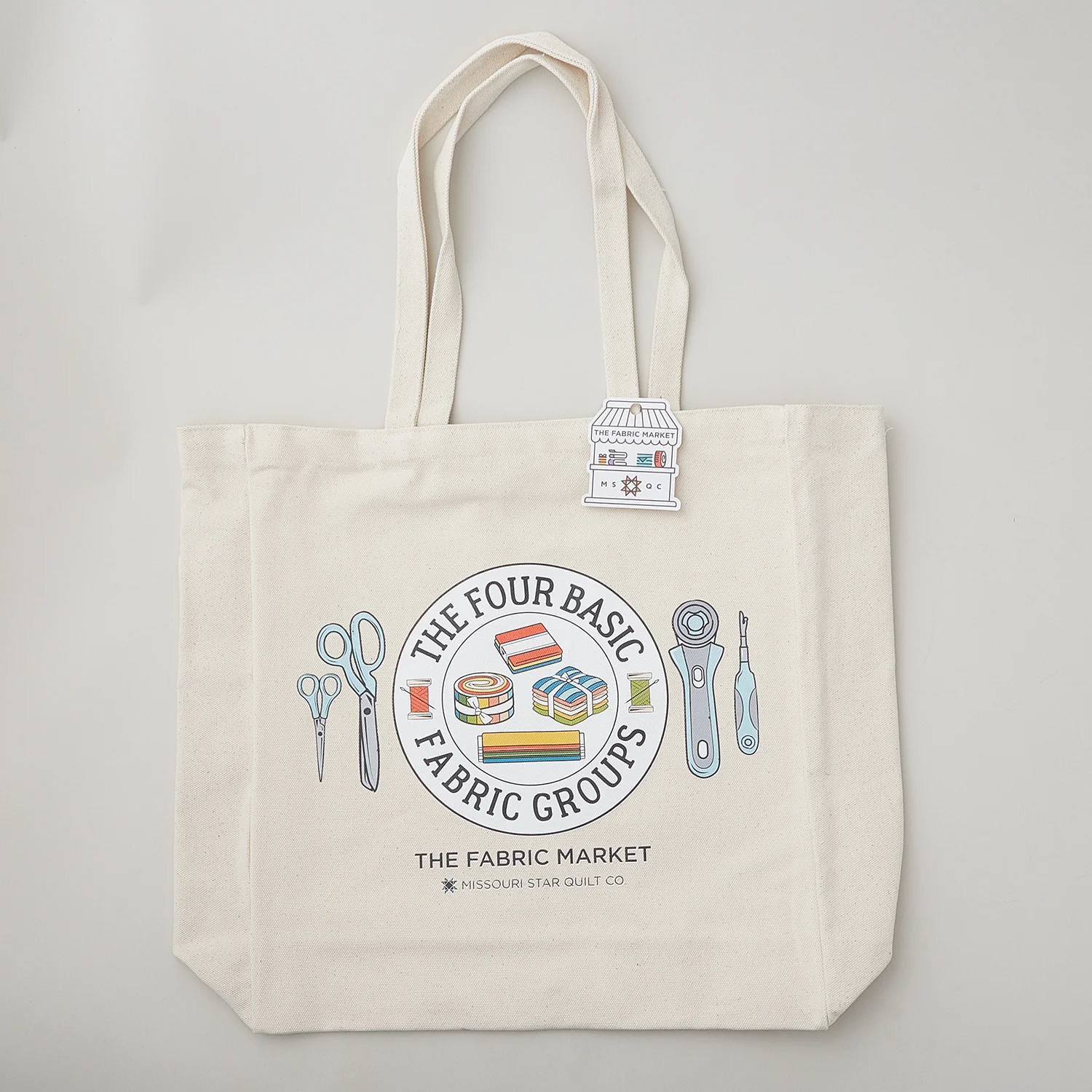 Missouri Star Four Basic Fabric Groups 20oz Cotton Canvas Tote - Image 2