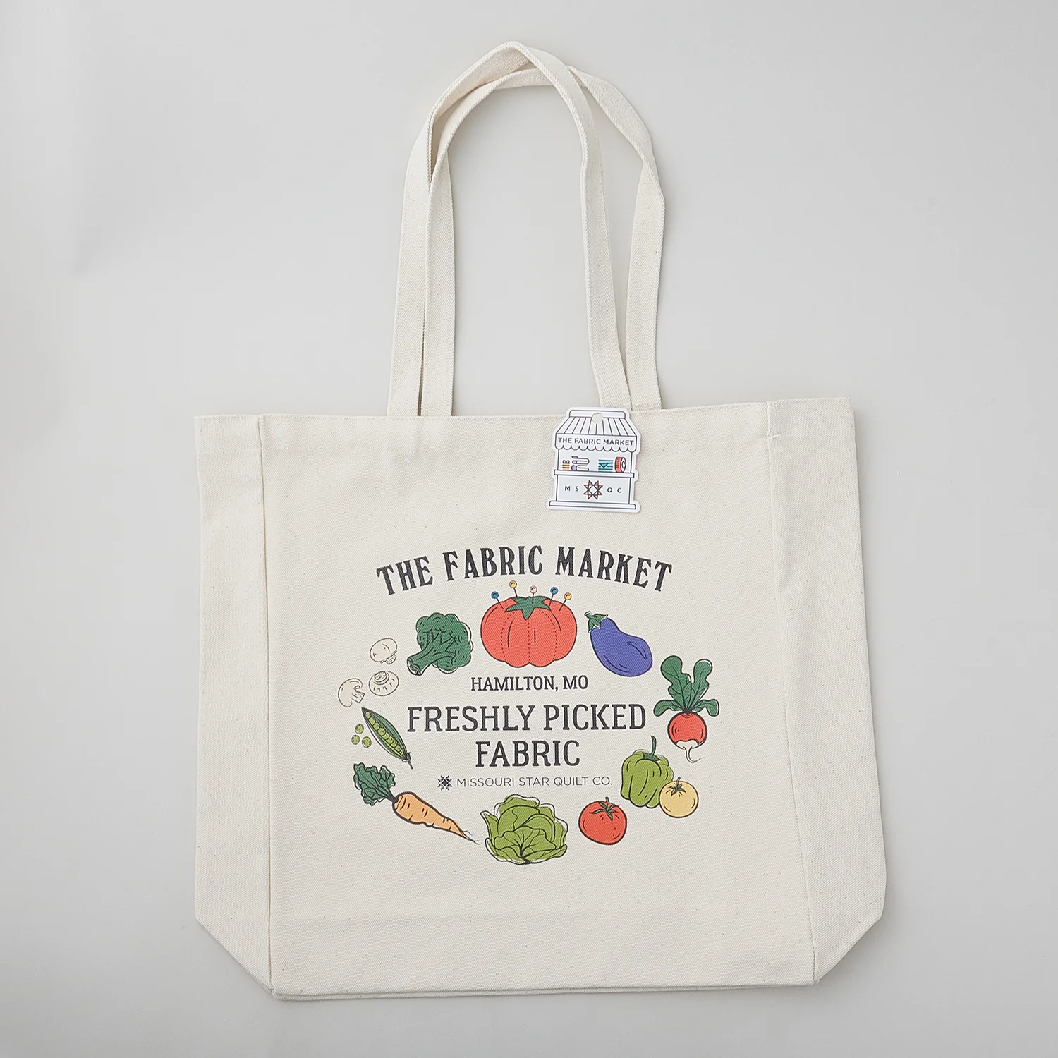 Missouri Star Freshly Picked Fabric 20oz Cotton Canvas Tote - Image 2