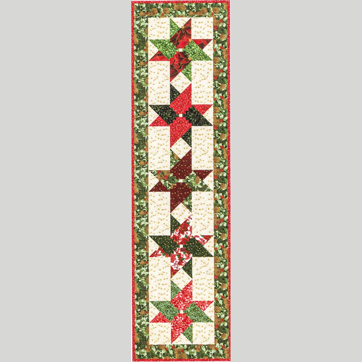 Missouri Star Holiday Flourish Around the House Table Runner Kit