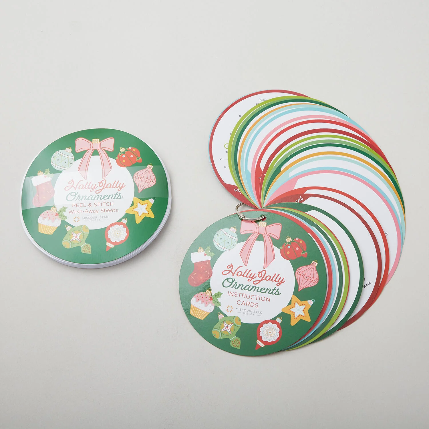 Missouri Star Holly Jolly Ornaments Peel & Stitch Design Pack - Image 2