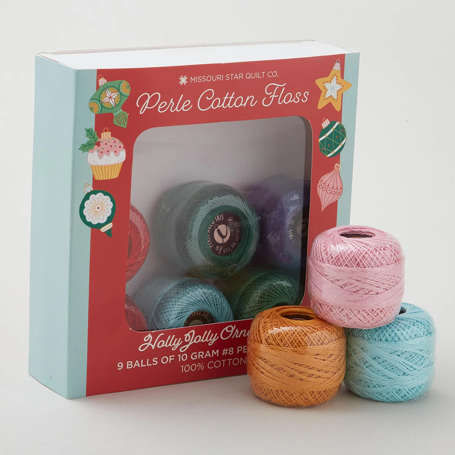 Missouri Star Holly Jolly Ornaments Perle Cotton Floss Pack - Image 3