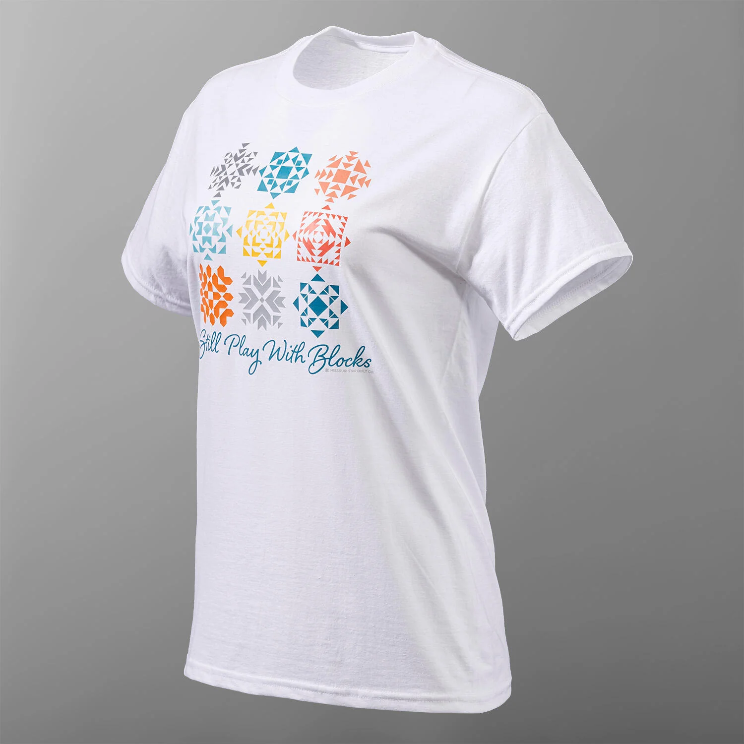 Missouri Star I Still Play with Blocks T-shirt - Heavyweight White - 3XL - Image 3