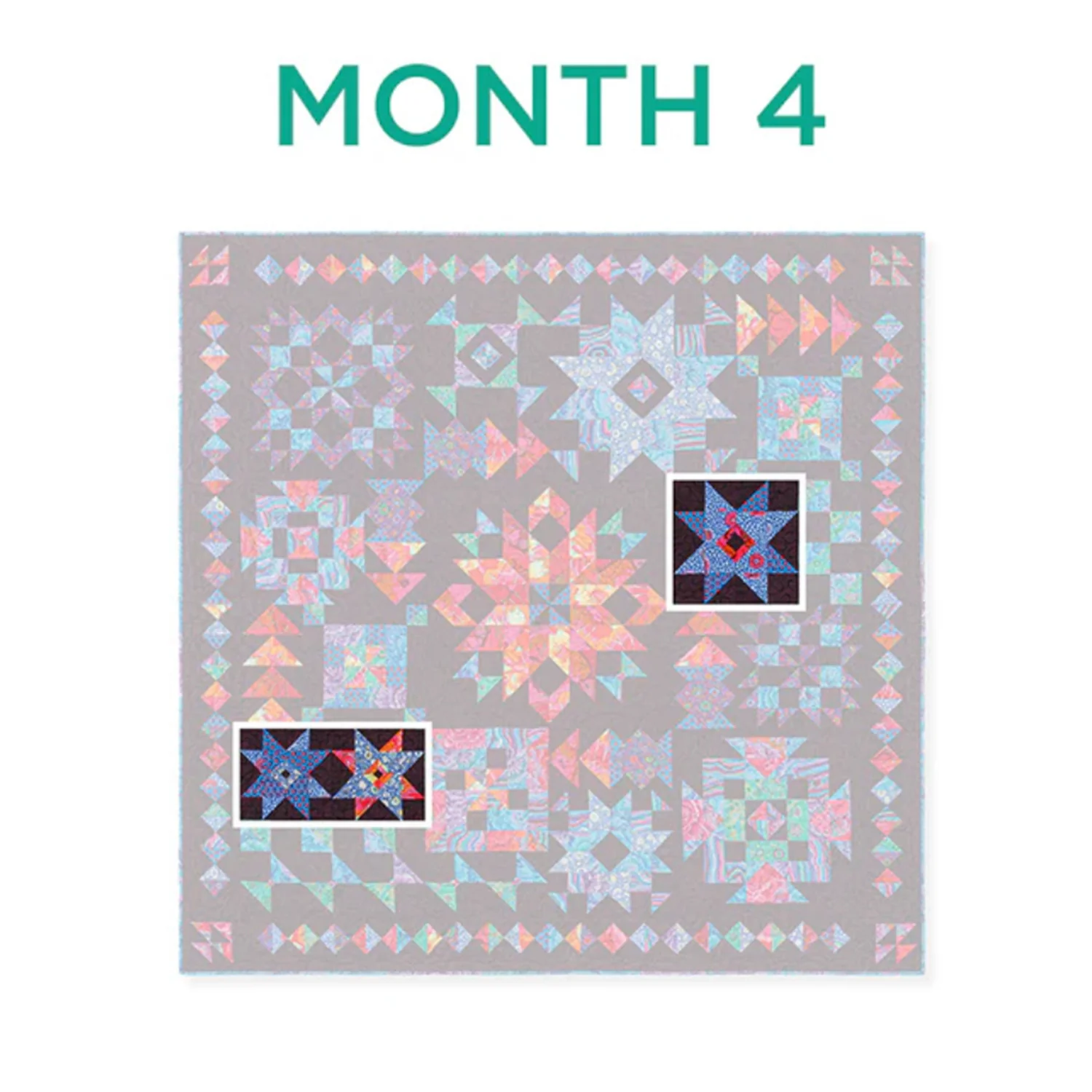 Missouri Star Kaffe Starlight Block of the Month - Complete Kit - Image 5
