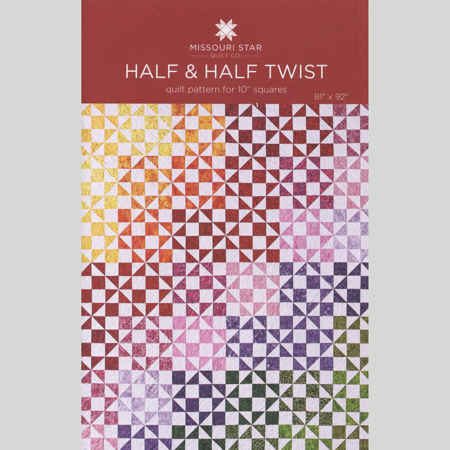 Missouri Star Kona Cotton Solid Half & Half Twist Quilt Kit - Image 4
