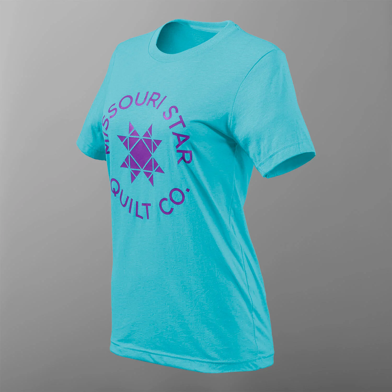 Missouri Star Logo T-shirt - Bright Sea Green - M - Image 3