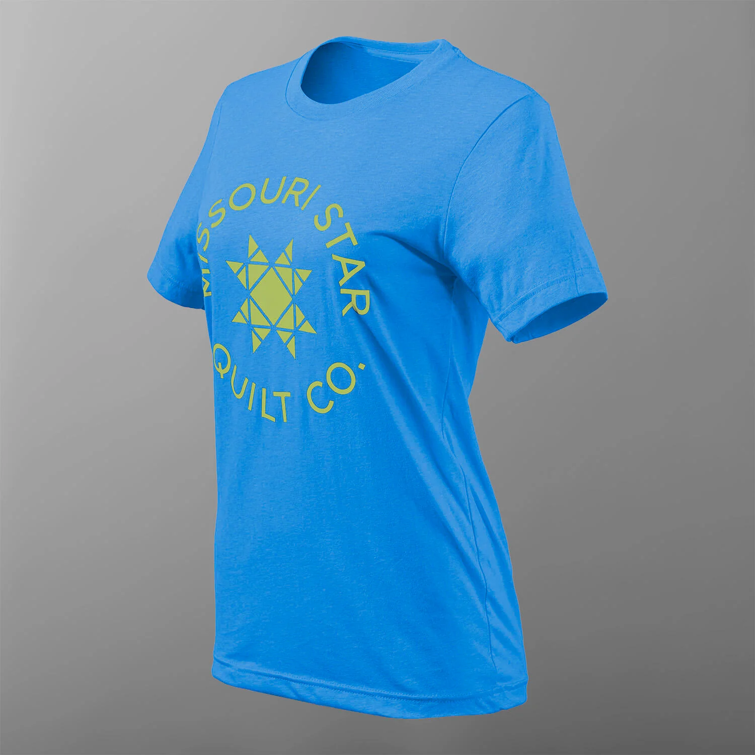 Missouri Star Logo T-shirt - Neon Blue - 4XL - Image 3