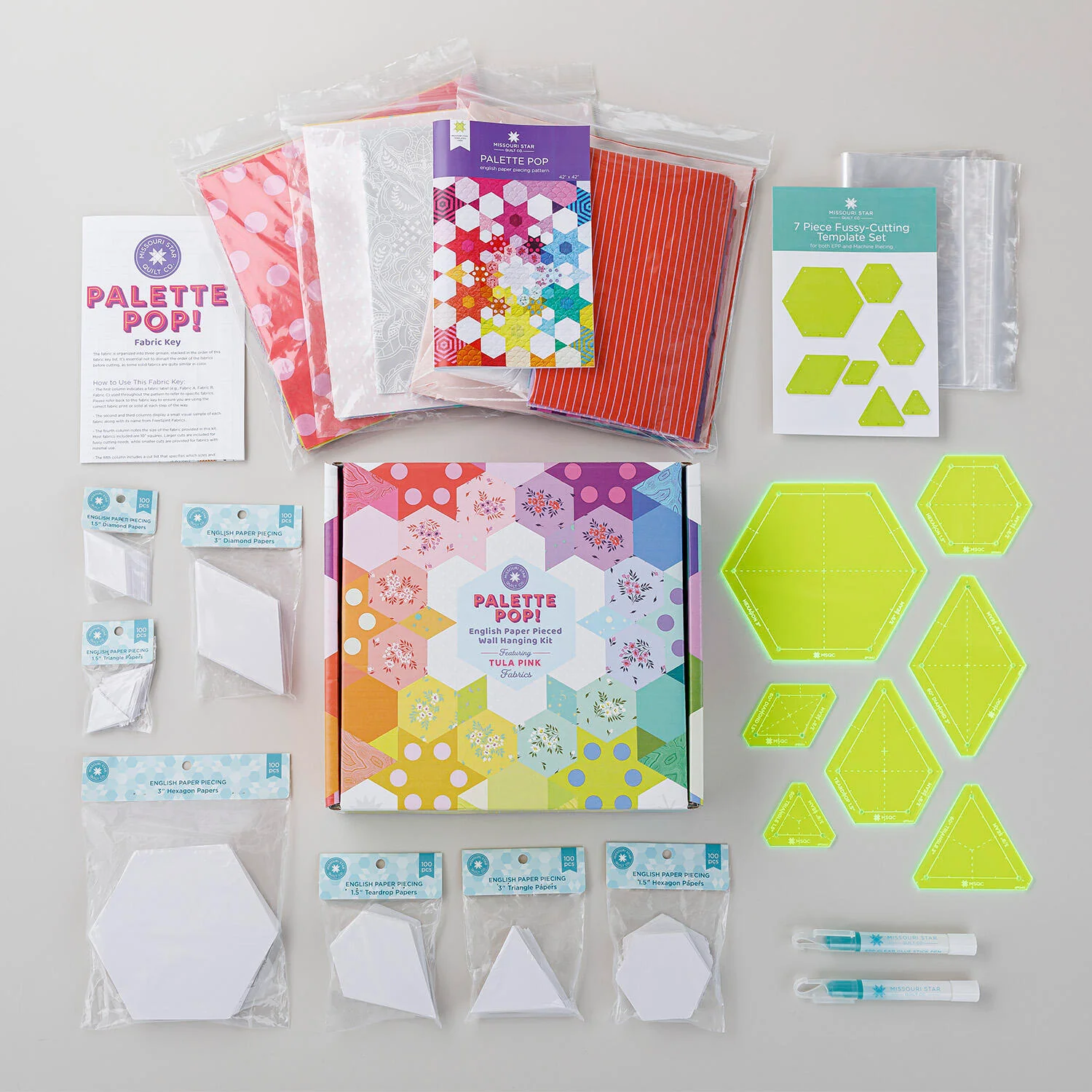 Missouri Star Palette Pop - English Paper Piecing Kit - Image 2