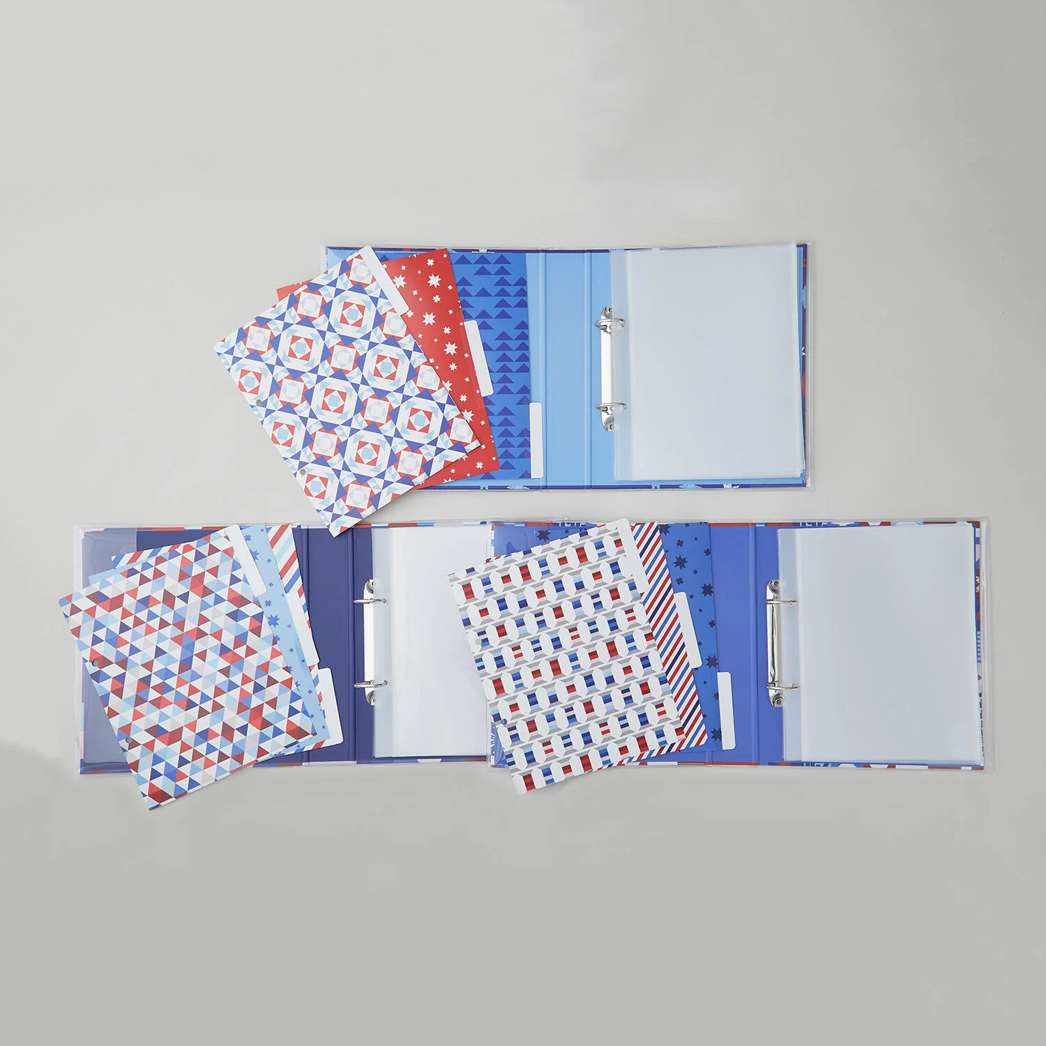 Missouri Star Patriotic Pattern Binders 3pk - Image 2
