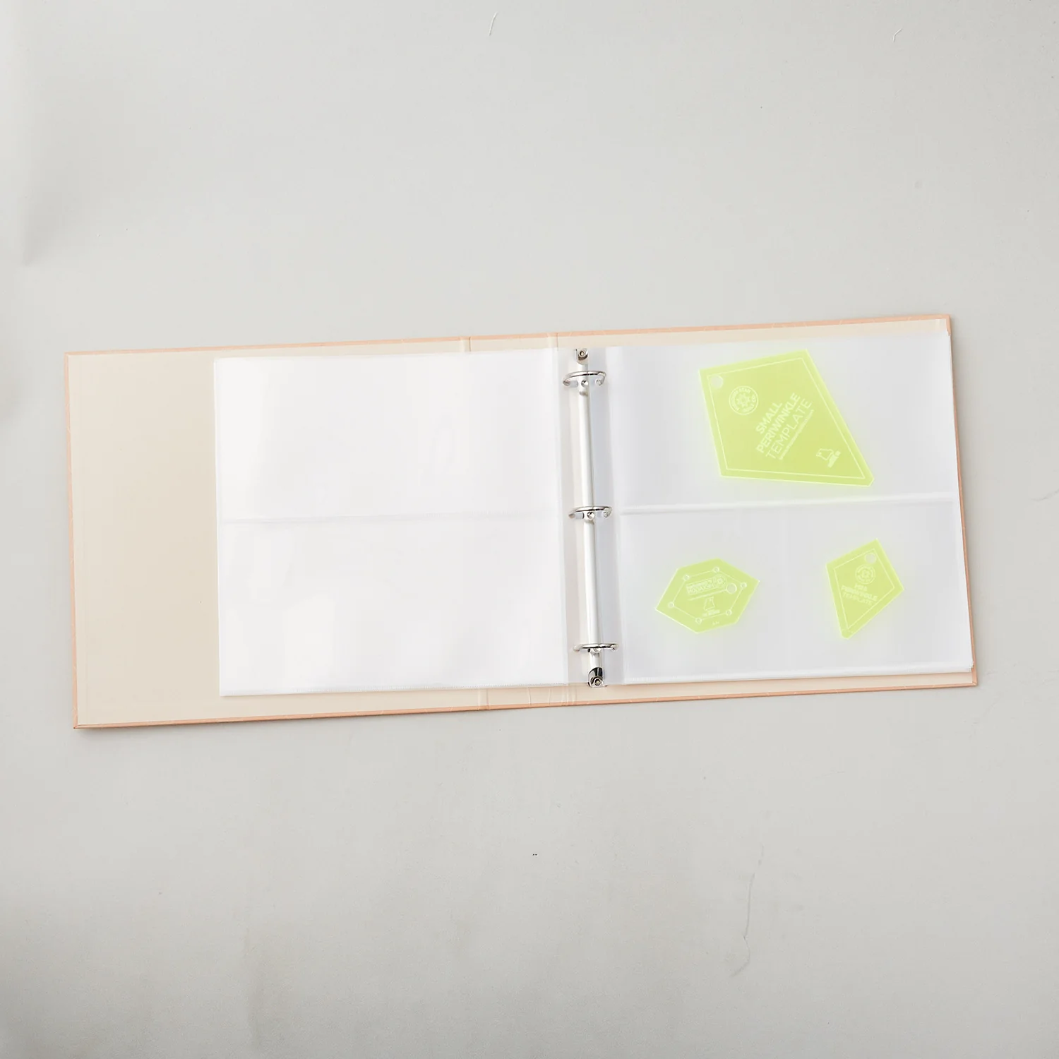 Missouri Star Peach Hexi Template Binder - Image 3