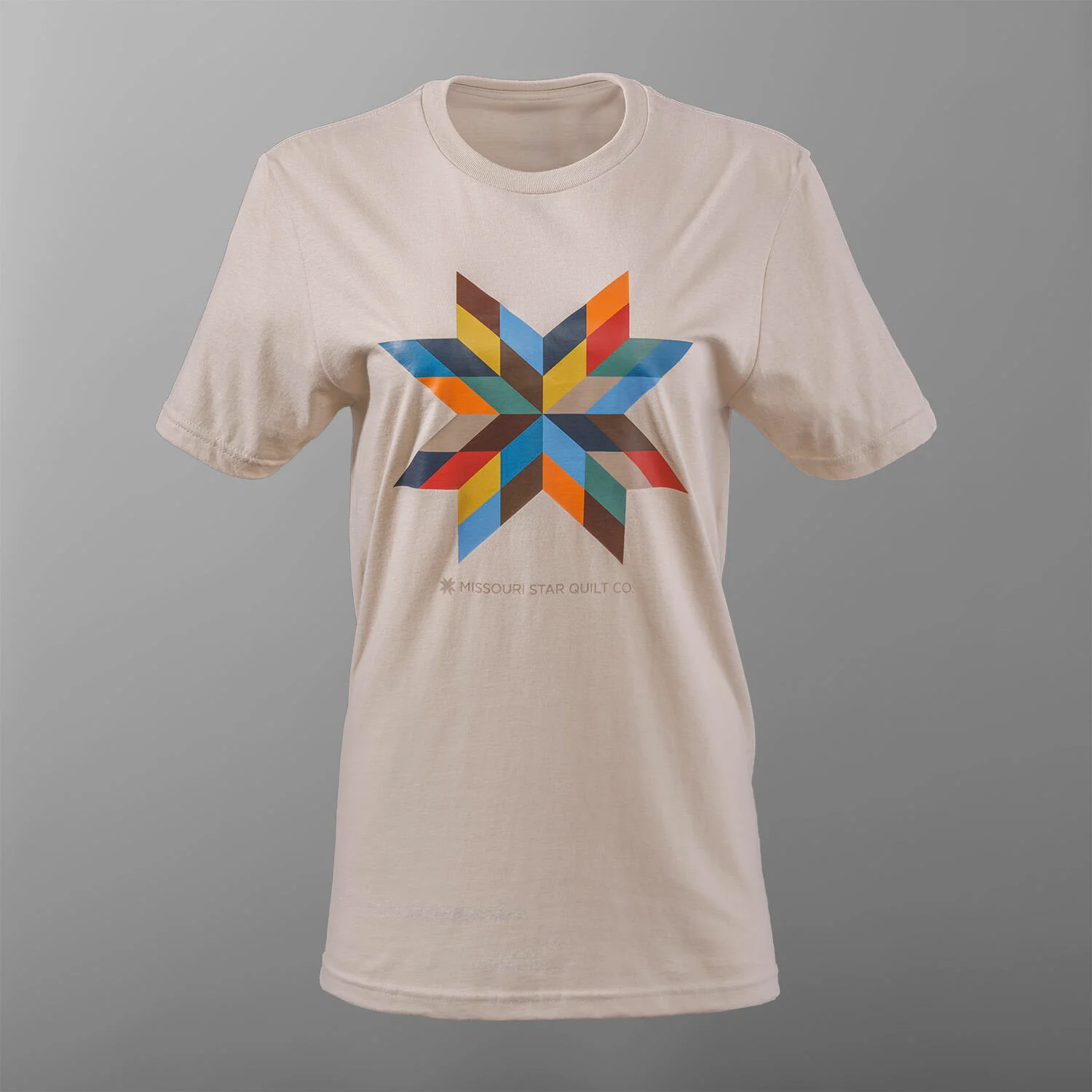 Missouri Star Prairie Star T-shirt - Medium Weight Sand - 4XL