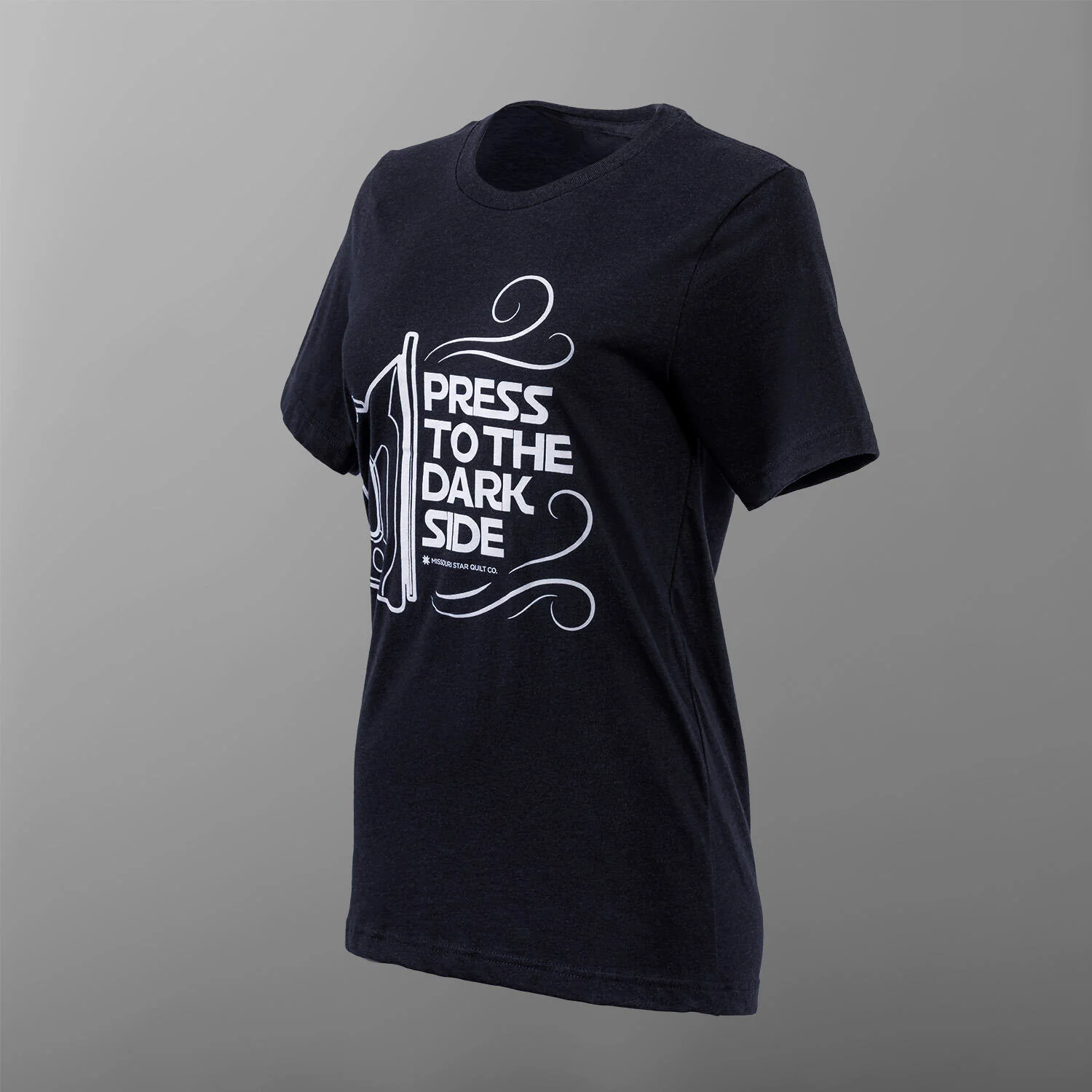Missouri Star Press to the Dark Side T-shirt - Heather Black L - Image 3