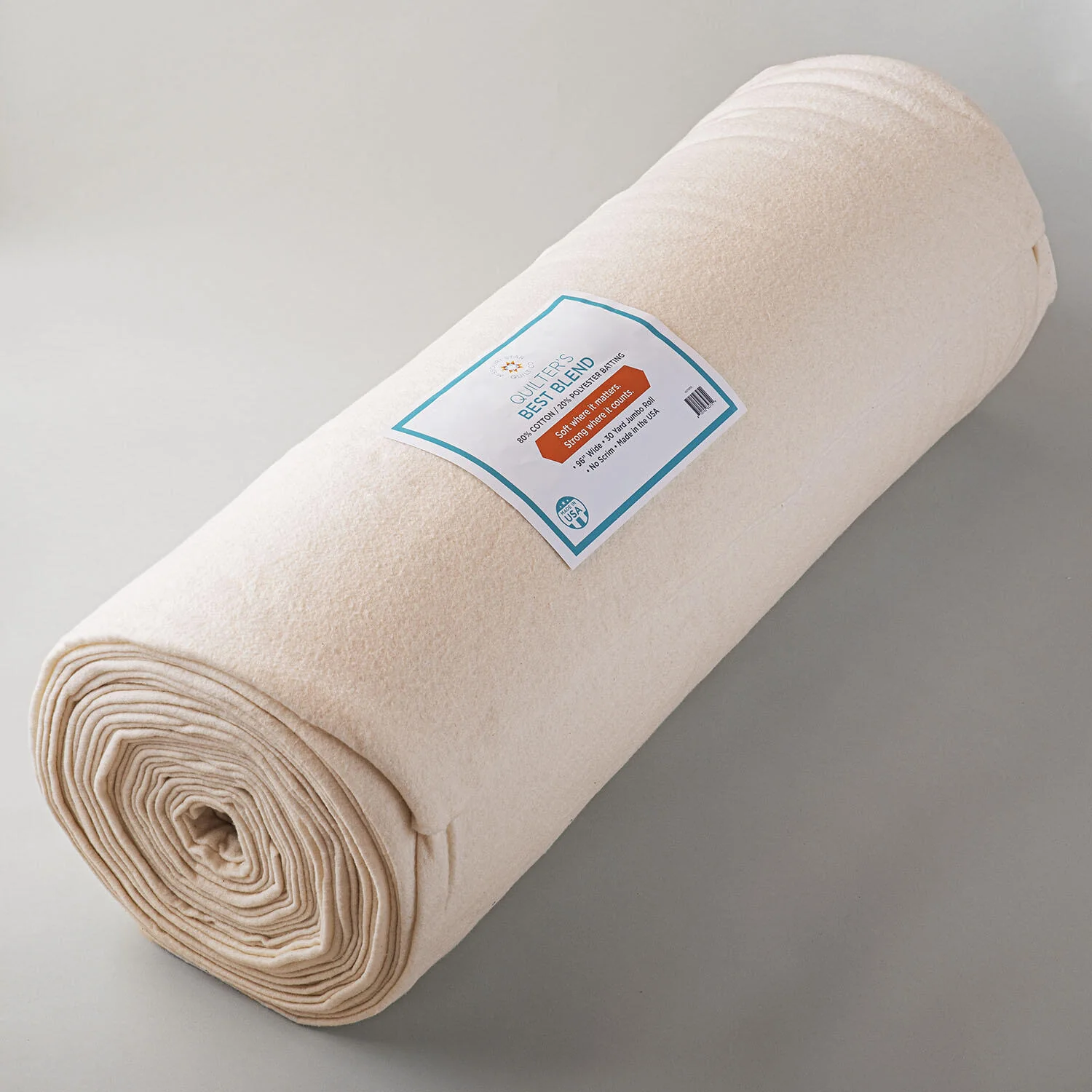 Missouri Star Quilter's Best Blend Jumbo Roll Batting - 80/20 Cotton-Poly (30 Yards) - Image 2