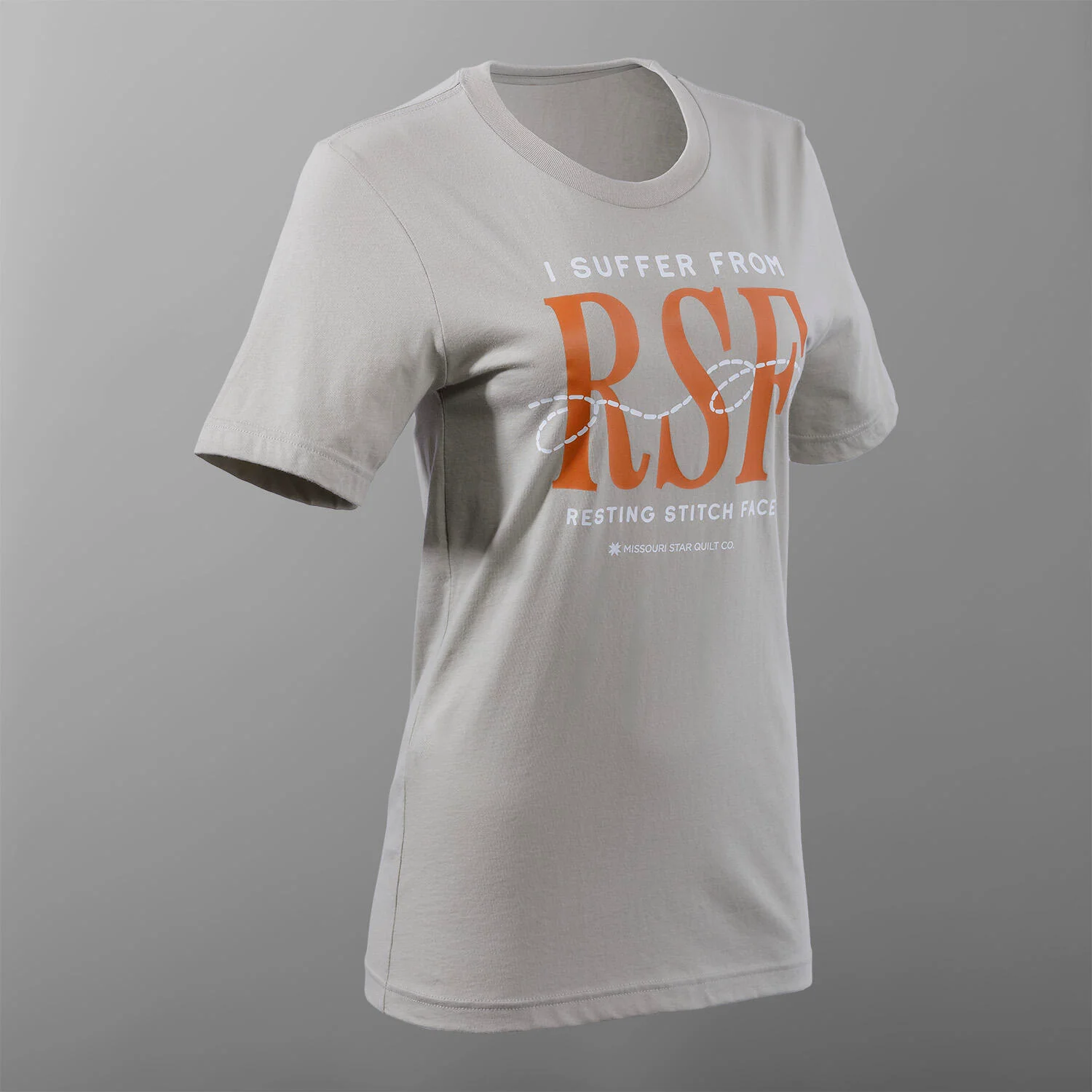 Missouri Star Resting Stitch Face T-shirt - Thyme - 2XL - Image 5