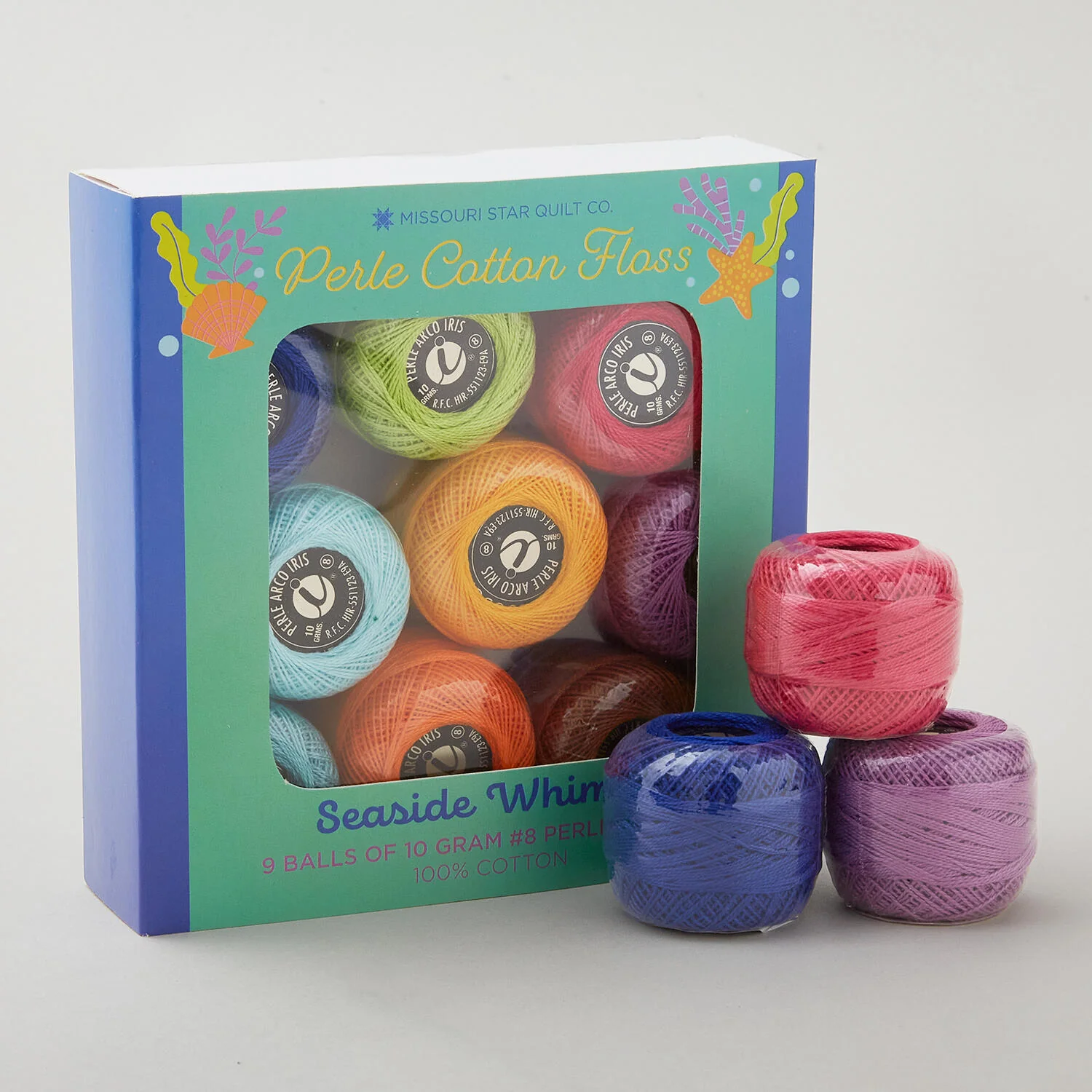 Missouri Star Seaside Whimsy Perle Cotton Floss Pack - Image 3