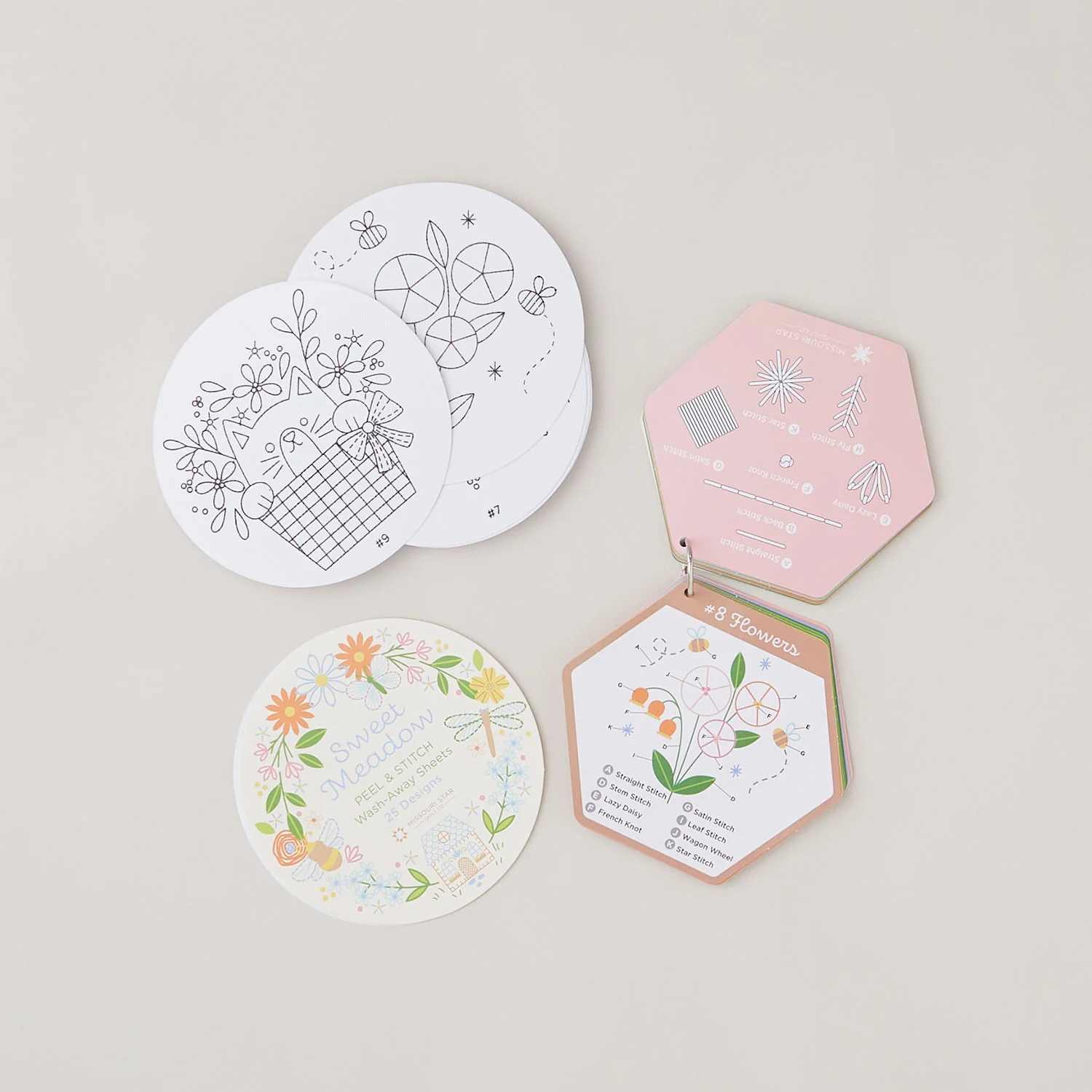 Missouri Star Sweet Meadow Peel & Stitch Design Pack - Image 3
