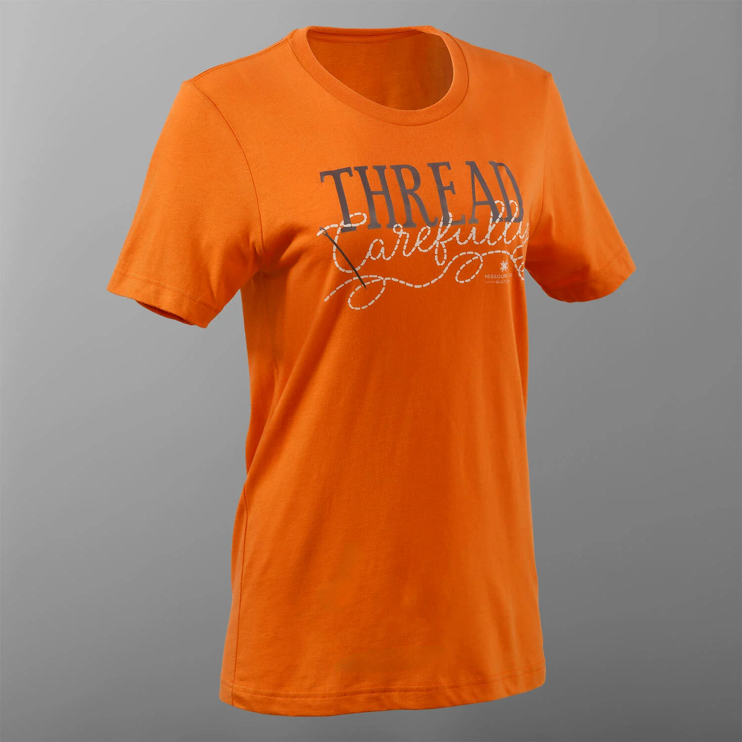 Missouri Star Thread Carefully T-shirt - Burnt Orange - 4XL - Image 5