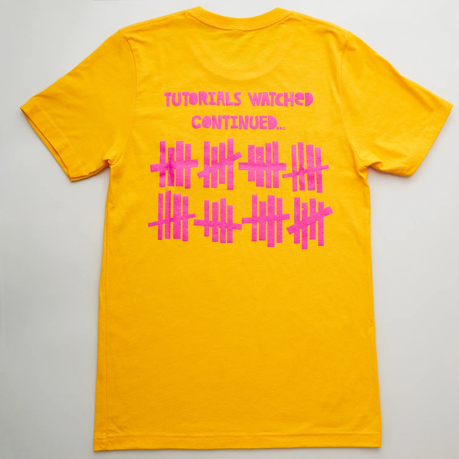 Missouri Star Tutorials vs. Quilts Heather Gold T-shirt - 3XL - Image 2