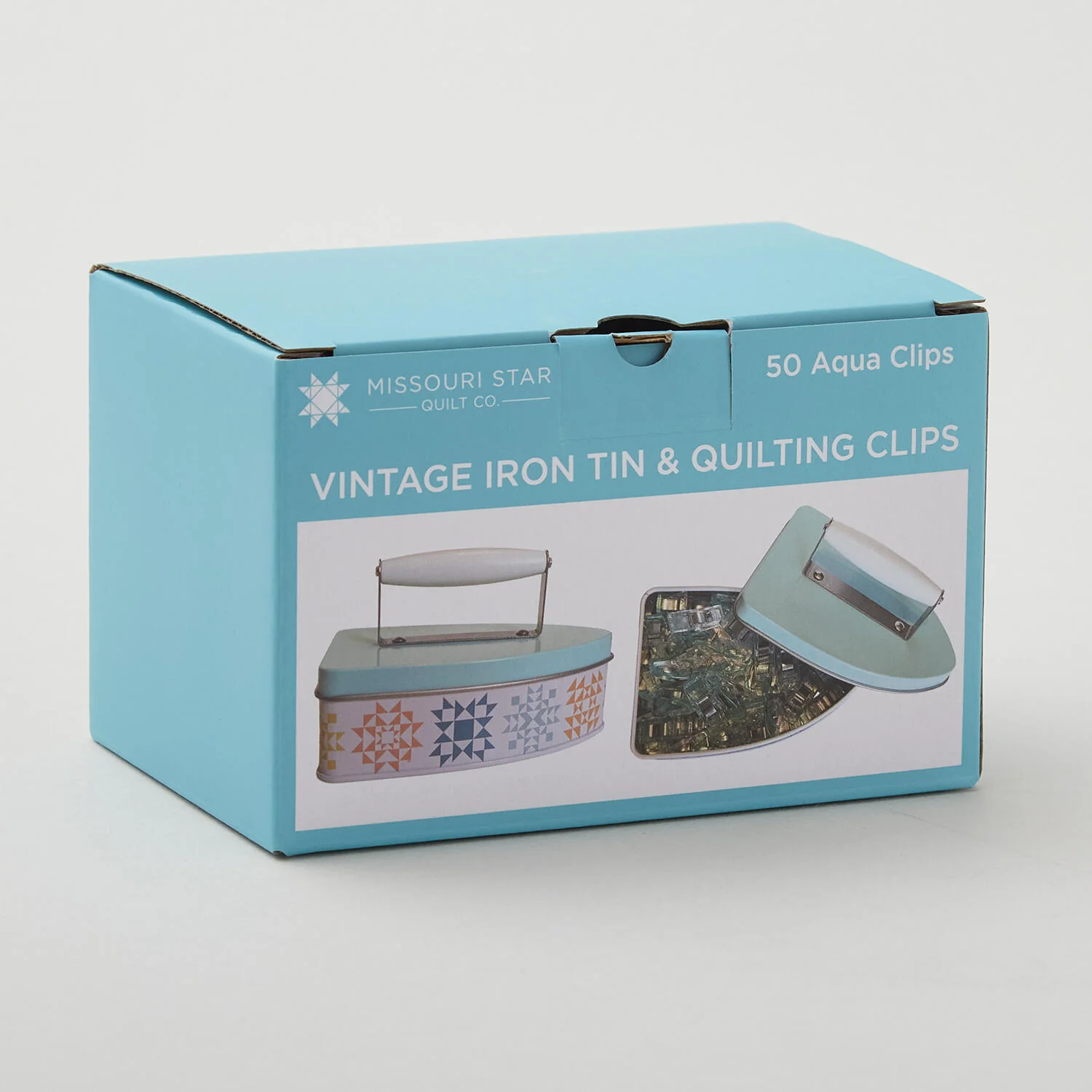 Missouri Star Vintage Iron Tin with 50 Quilting Clips - Image 5