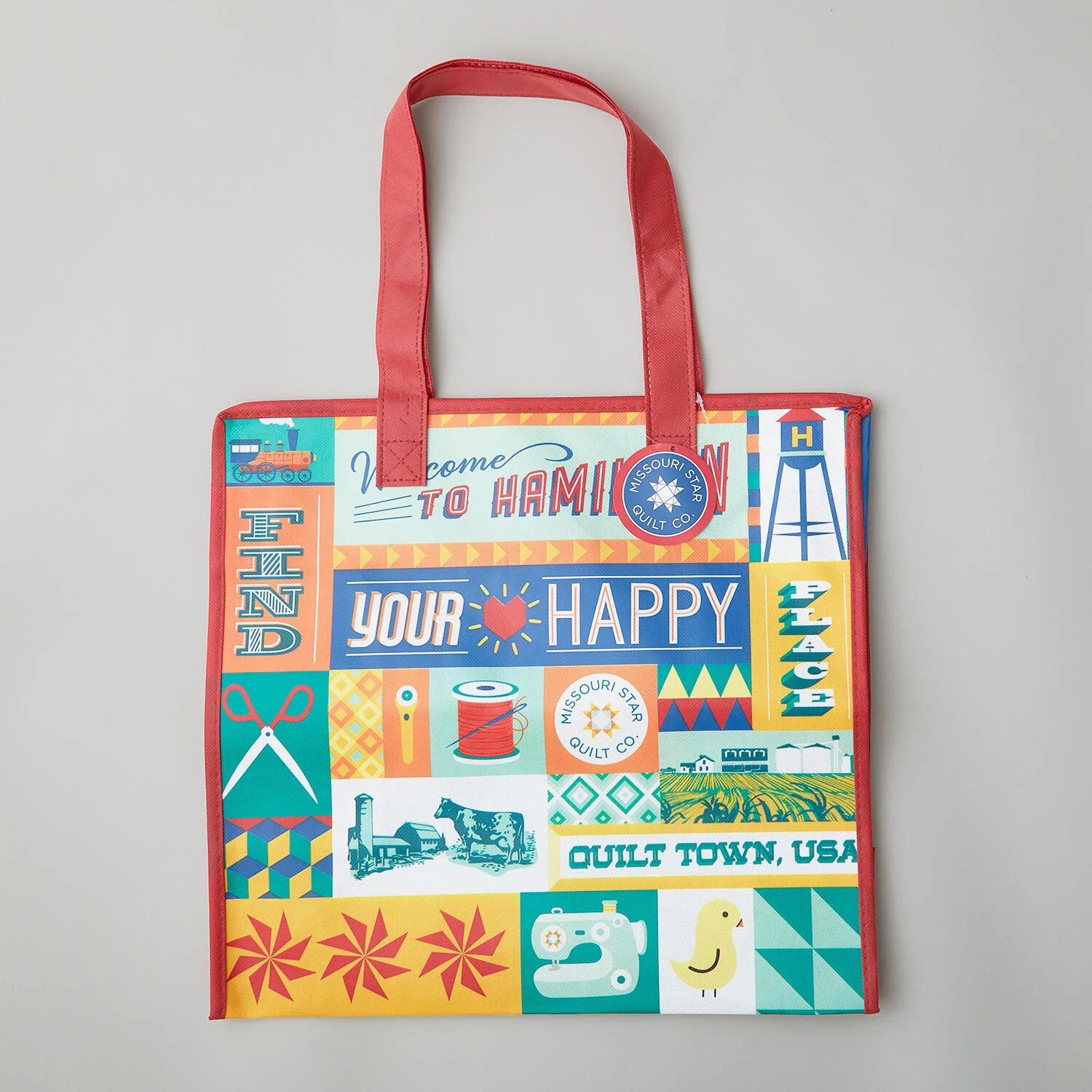 Missouri Star Zipper Mural Bag - Image 3