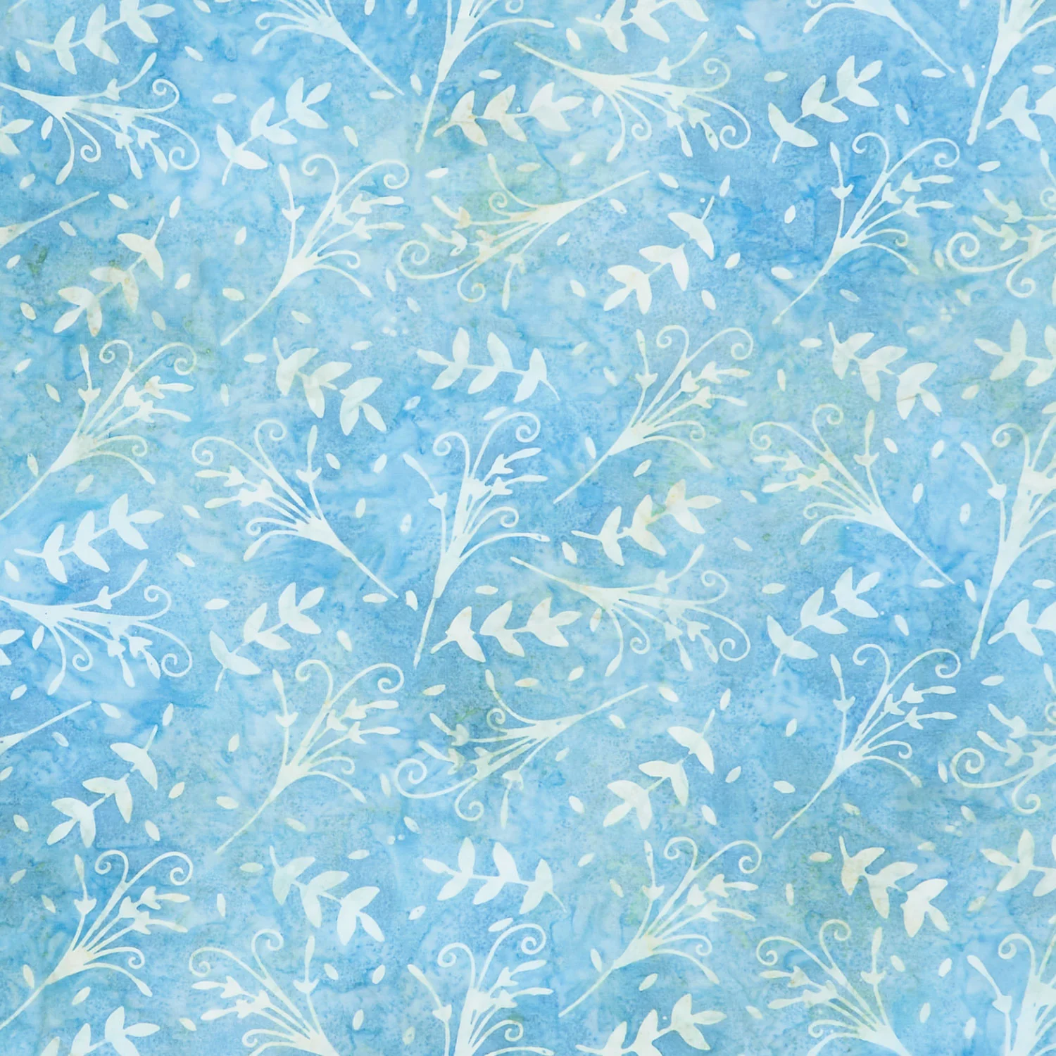 Misty Mornings Batiks - Bouquet Teal Surf Yardage
