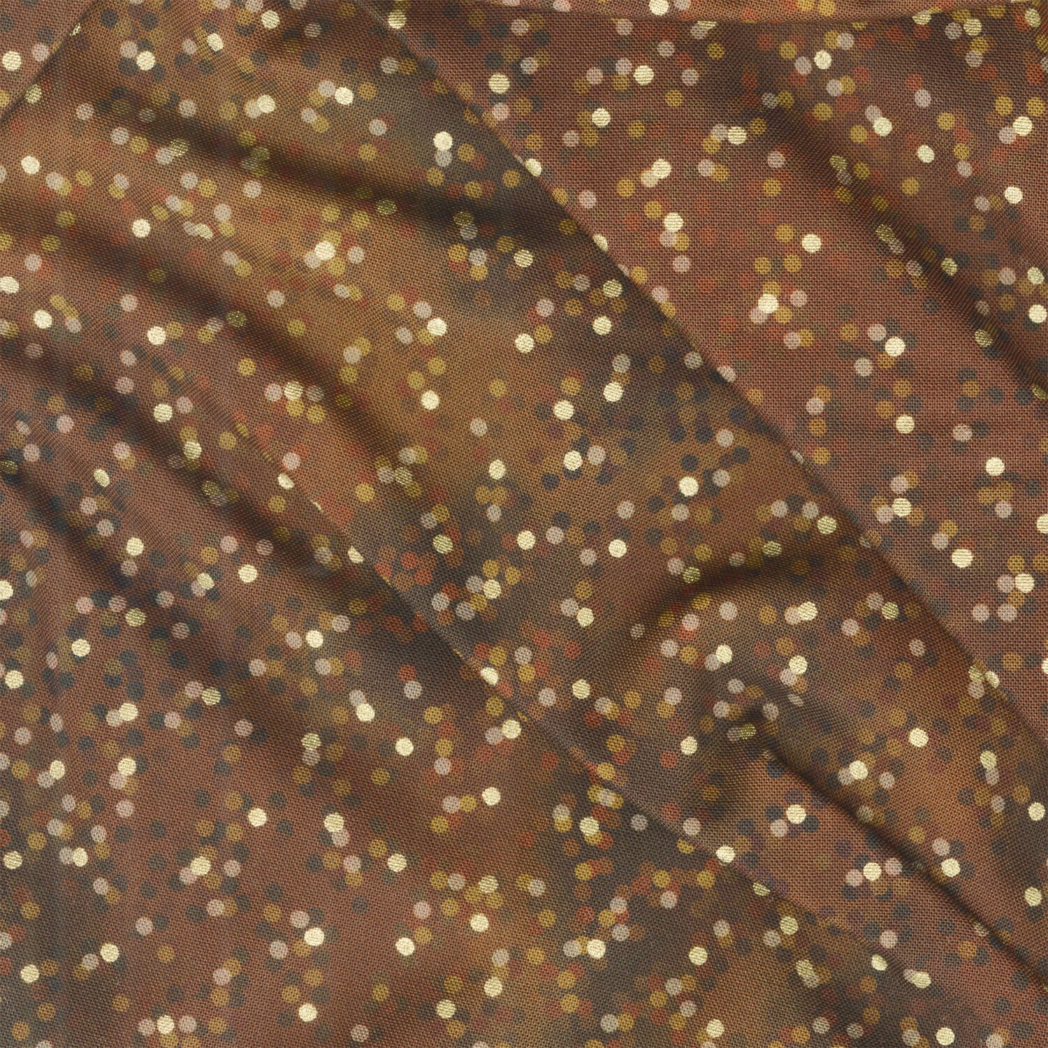 Mixed Metallics - Dots Espresso Metallic Yardage - Image 2