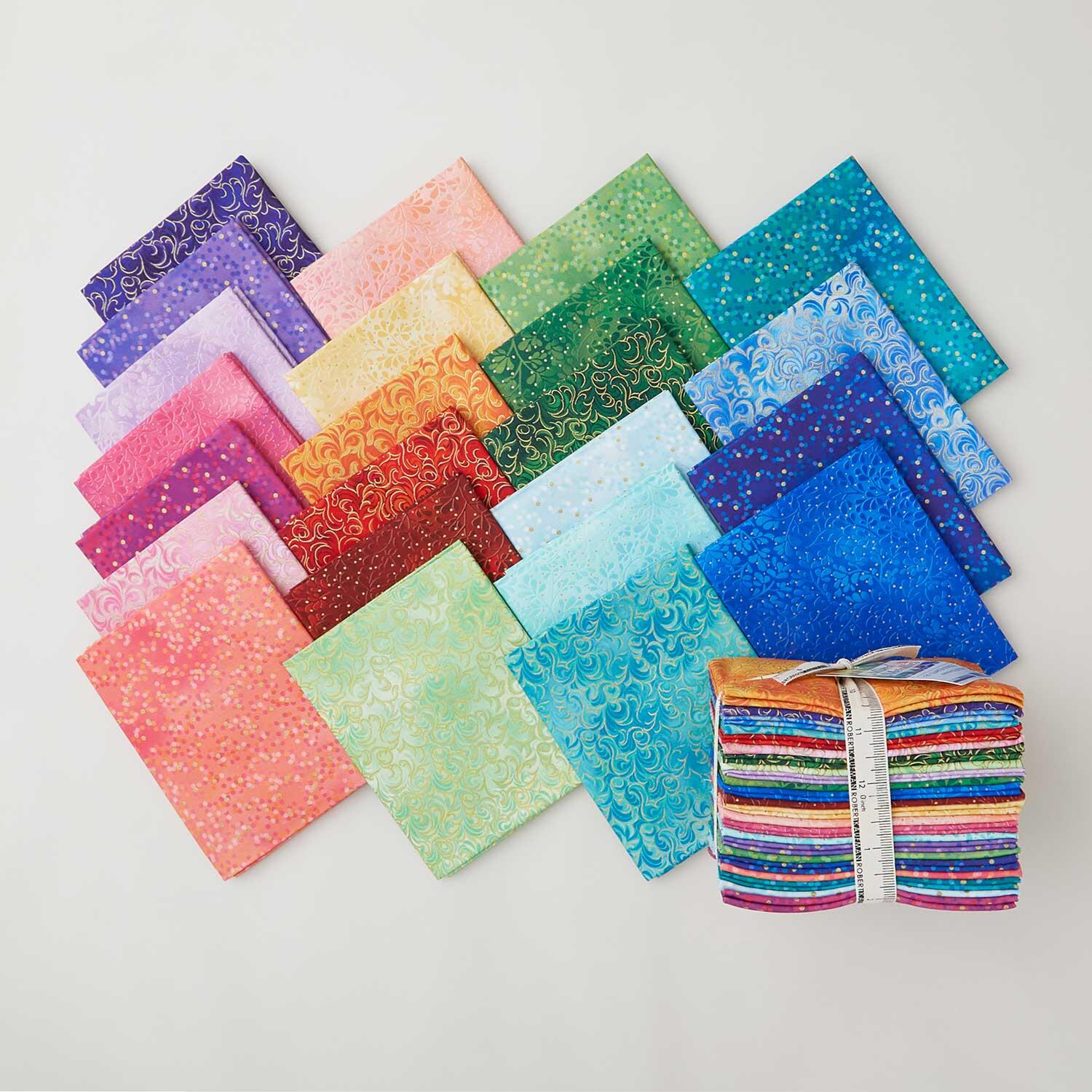 Mixed Metallics Fat Quarter Bundle