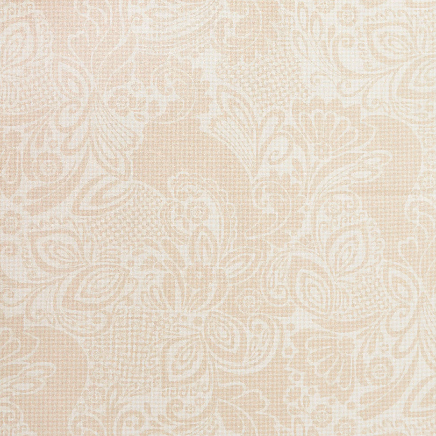 Modern Art 118" - Dotted Floral Tan 3 Yard Cut - Image 2