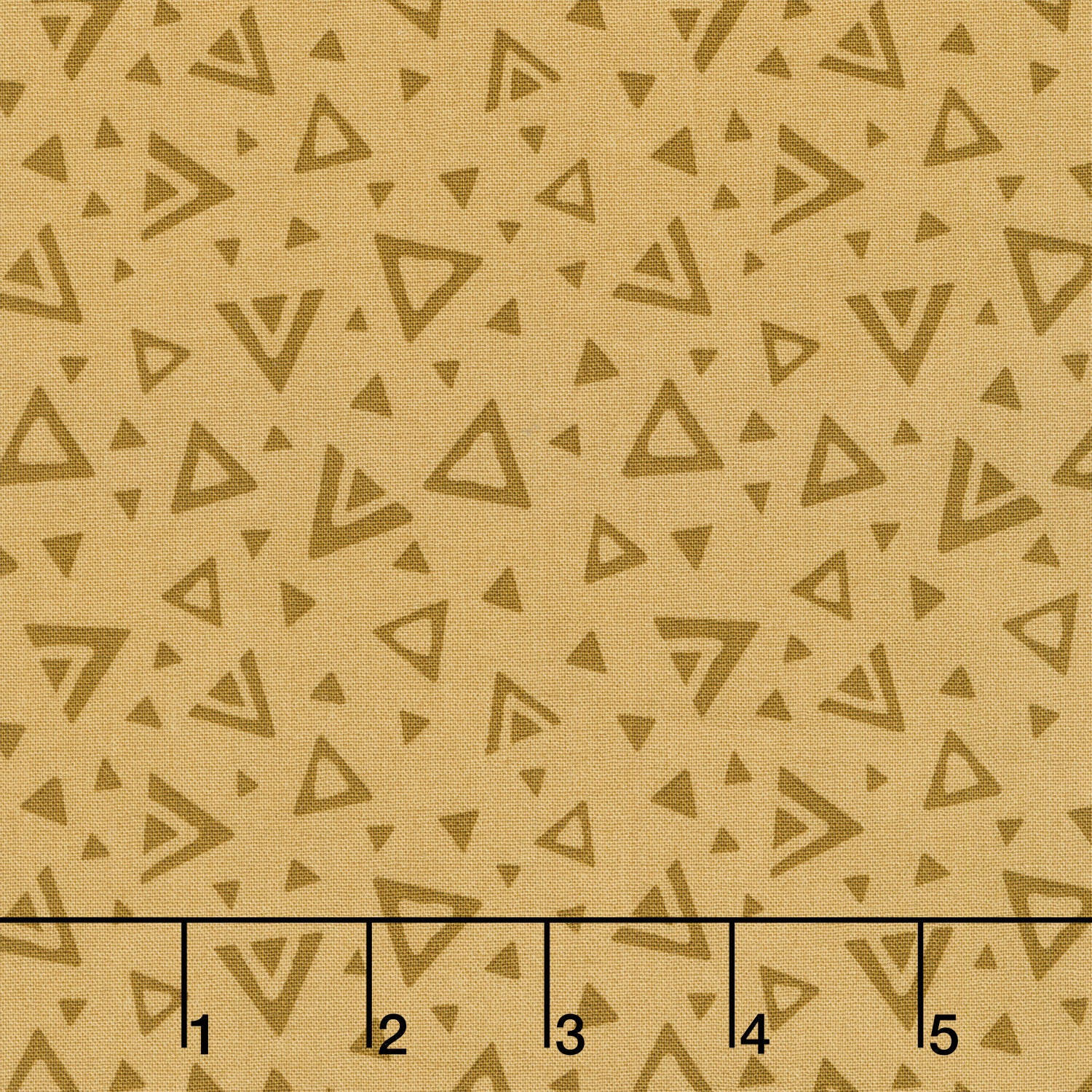 Moody Hues - Triangles Gold Yardage