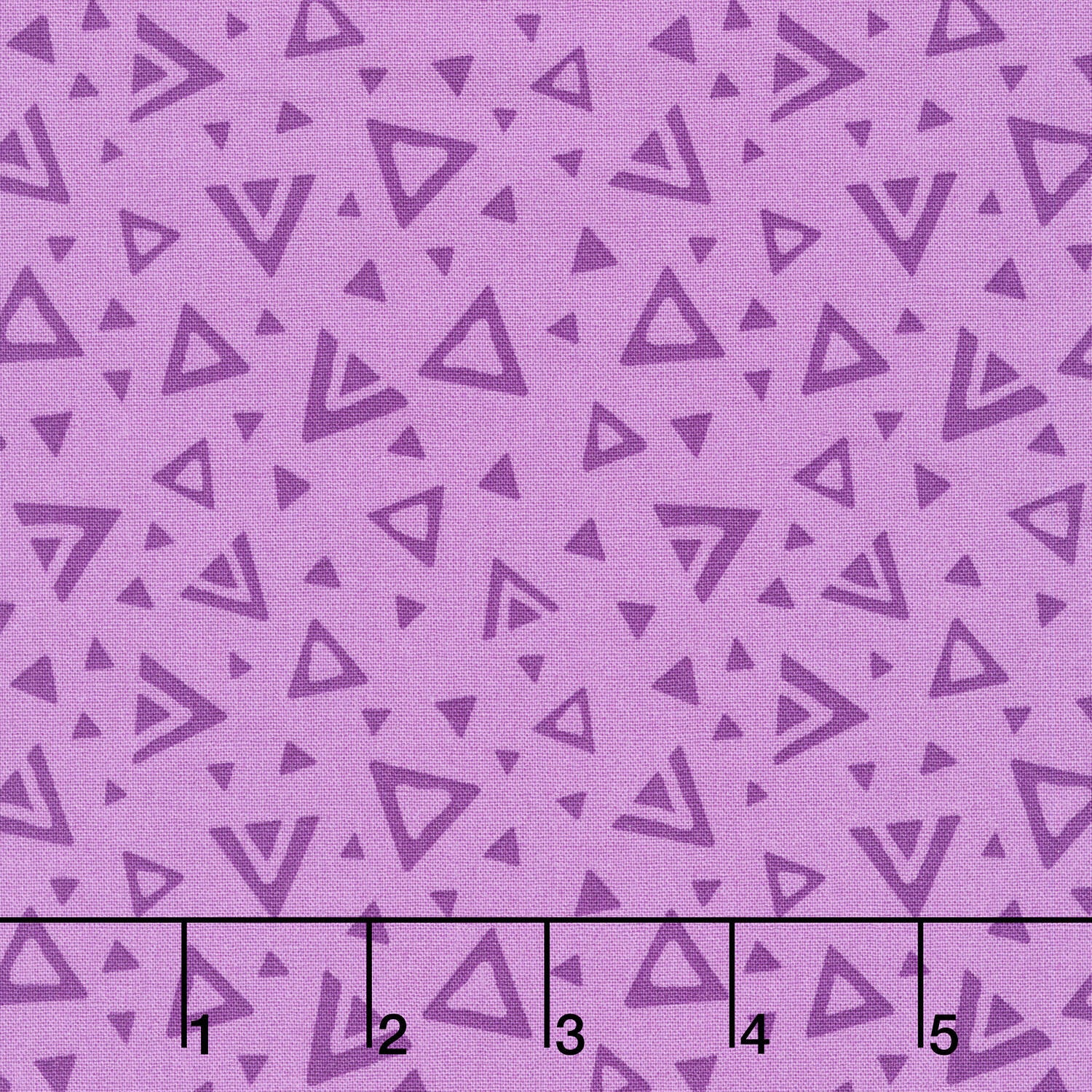 Moody Hues - Triangles Plum Yardage