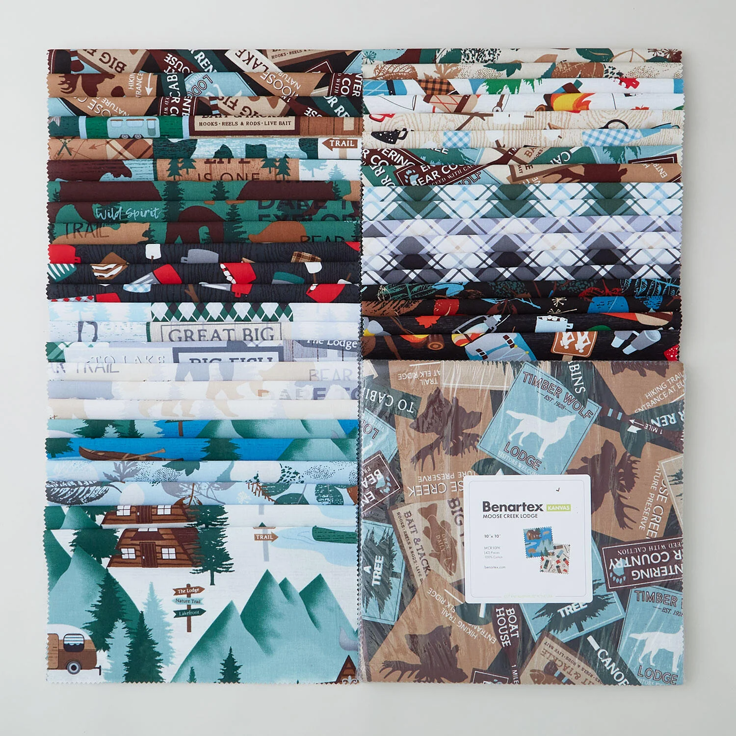 Moose Creek Lodge Favorites 10" Squares